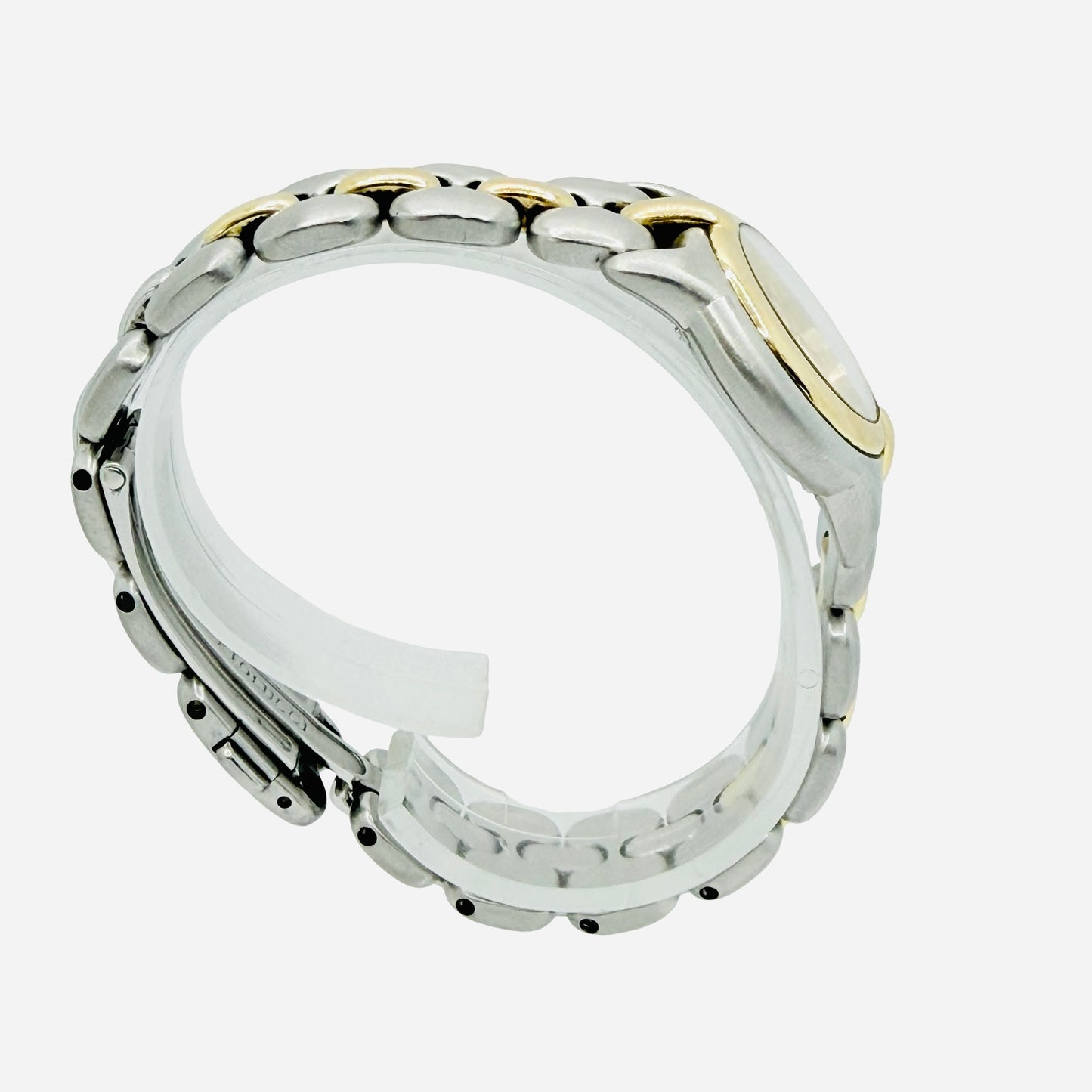 Bertolucci Pulchra 25mm Quartz White Dial 18K Gold and Stainless Steel  Ref.083 49