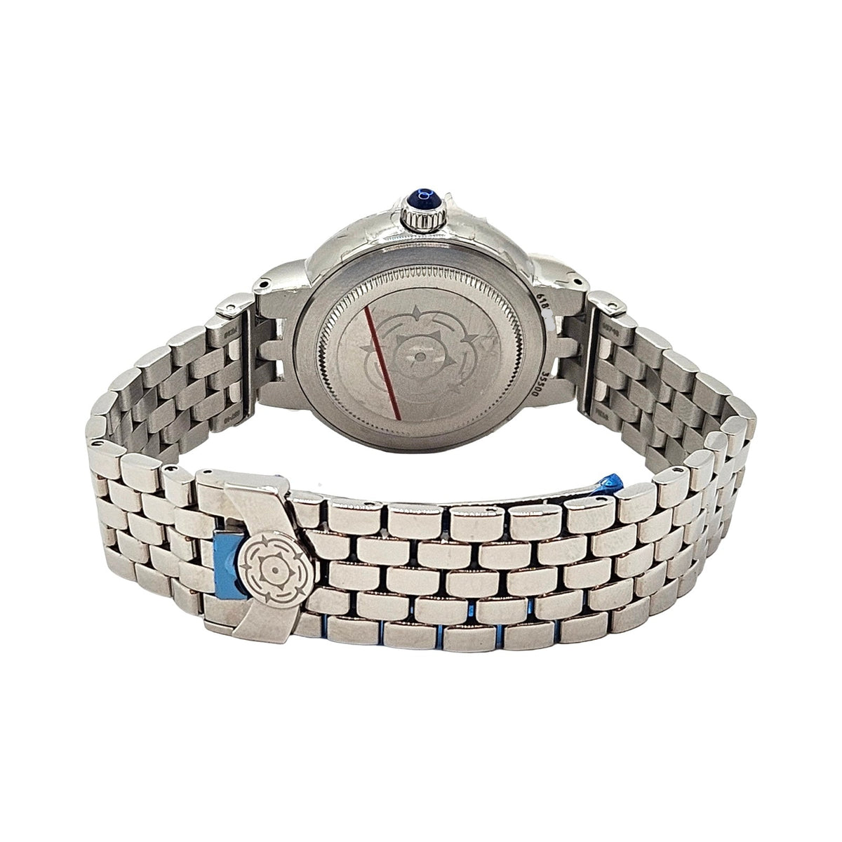 Tudor Claire De Rose 30mm Automatic 8 Diamonds Silver Opaline Dial Steel Case and Bracelet M35500-0004