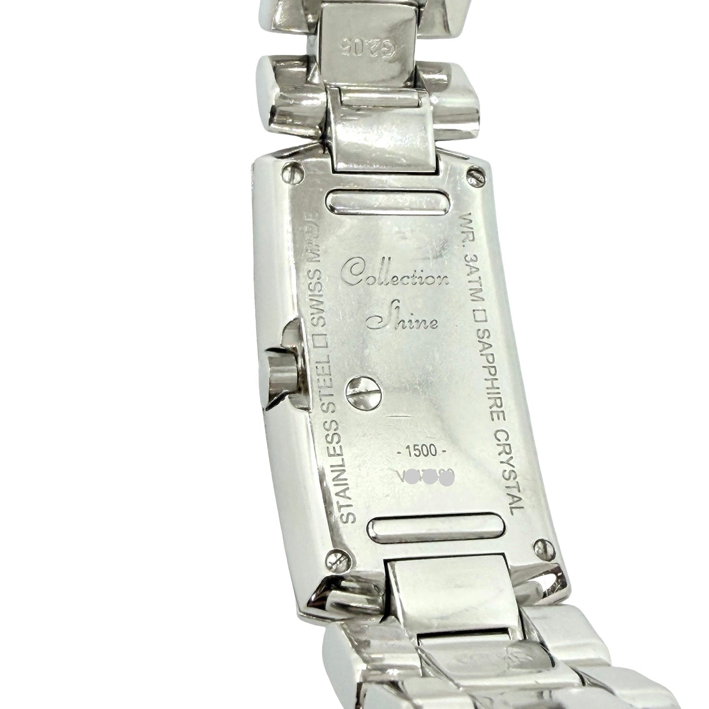 Raymond Weil Shine Collection Quartz White Diamond Dial and Bezel Stainless Steel Bracelet Ref.1500-ST-105383