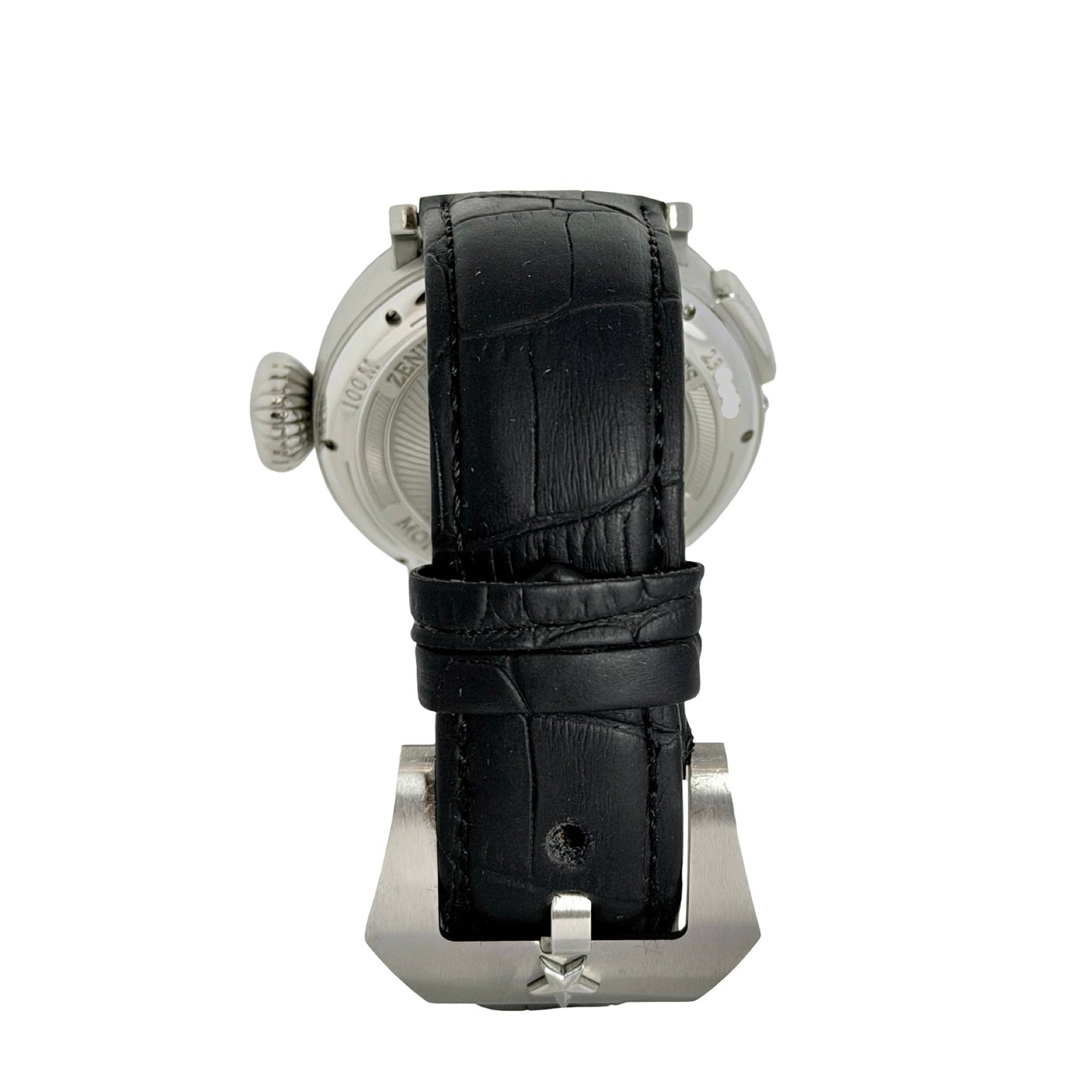 Zenith Montre D'Aeronef Type 20 GMT Pilot Black Dial Black Leather Ref.03.2430.693/21.C723