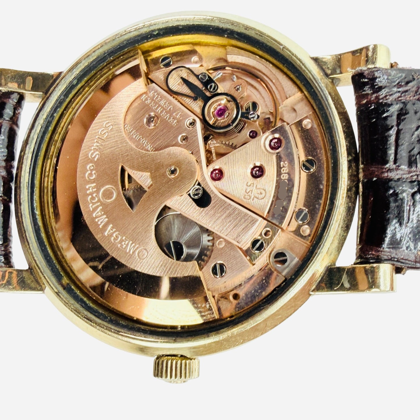 Omega Seamaster Automatic 33.5mm 10K Goldfilled Chevrolet Award Watch Silver Dial LU6289
