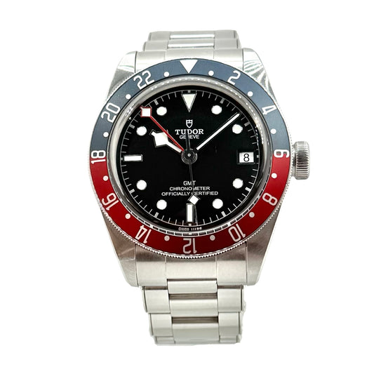 Tudor Black Bay GMT "Pepsi" Automatic 41mm Black Dial Stainless Steel Bracelet 79830RB