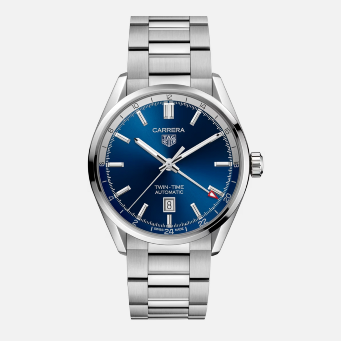 TAG Heuer Carrera Twin Time Blue Sunray Dial WBN201A.BA0640