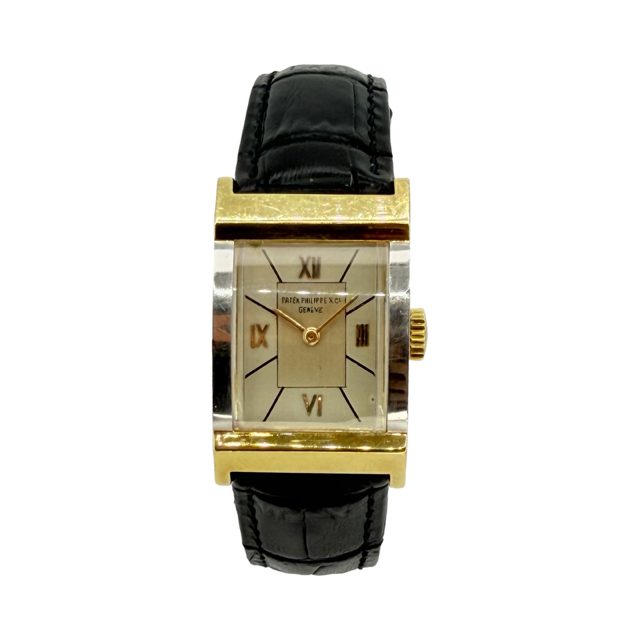 Patek Philippe Art Deco 18K Gold and Platinum Manual Wind C.1939 Ref.513