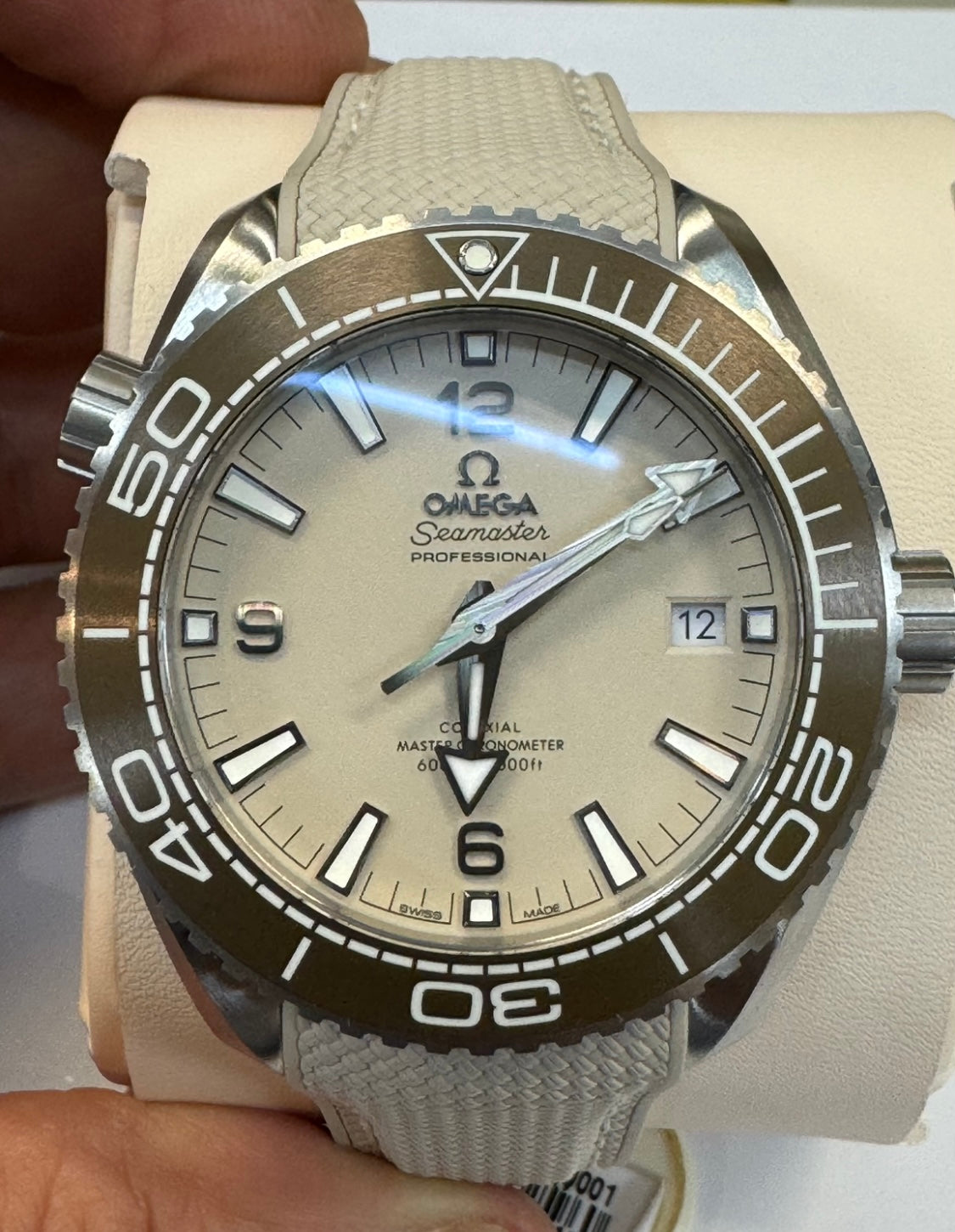 Omega Seamaster Planet Ocean 600M 43.5 mm Steel Rubber Strap 215.32.44.21.09.001