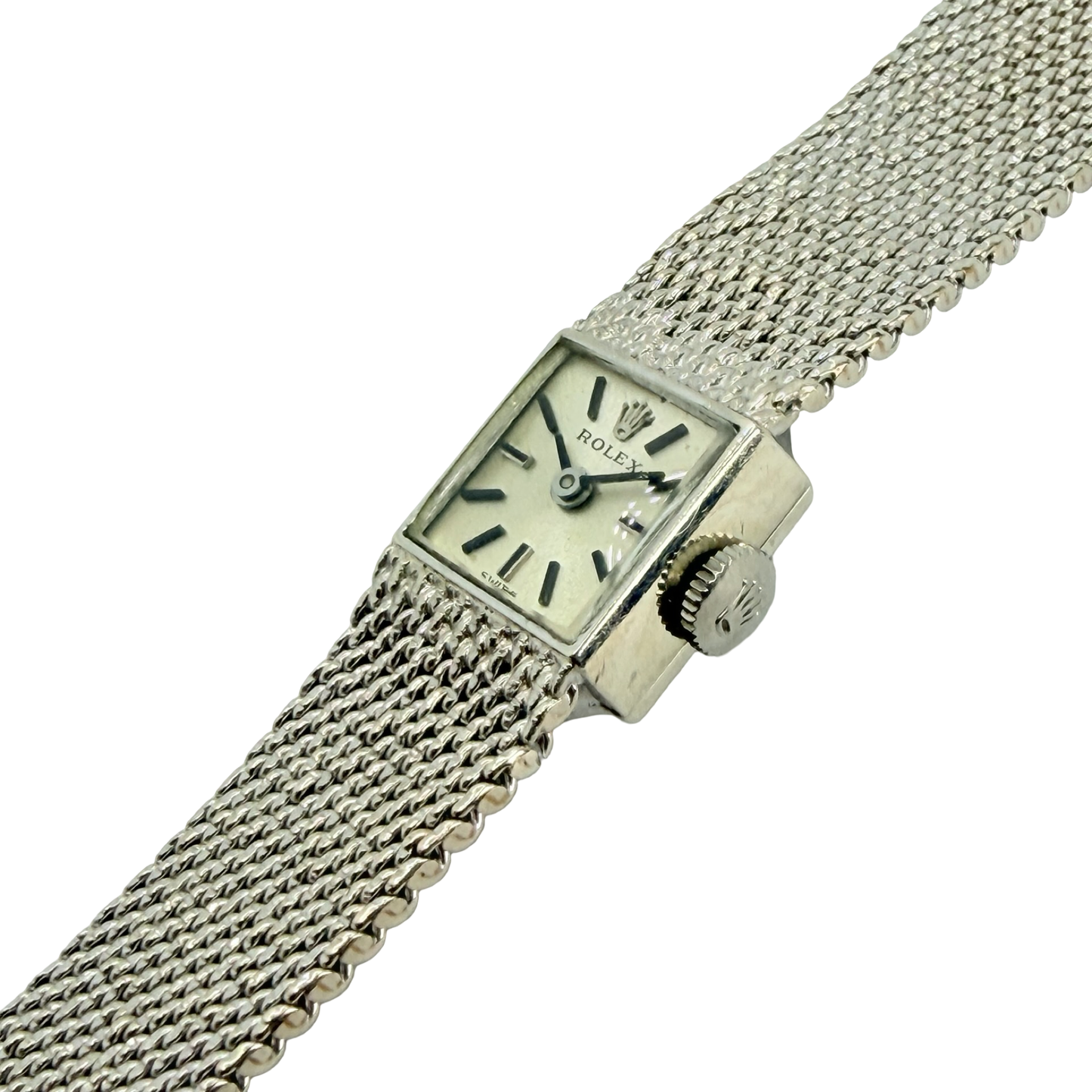 Rolex Women's 14K White Gold Manual Wind 3379 C.1971