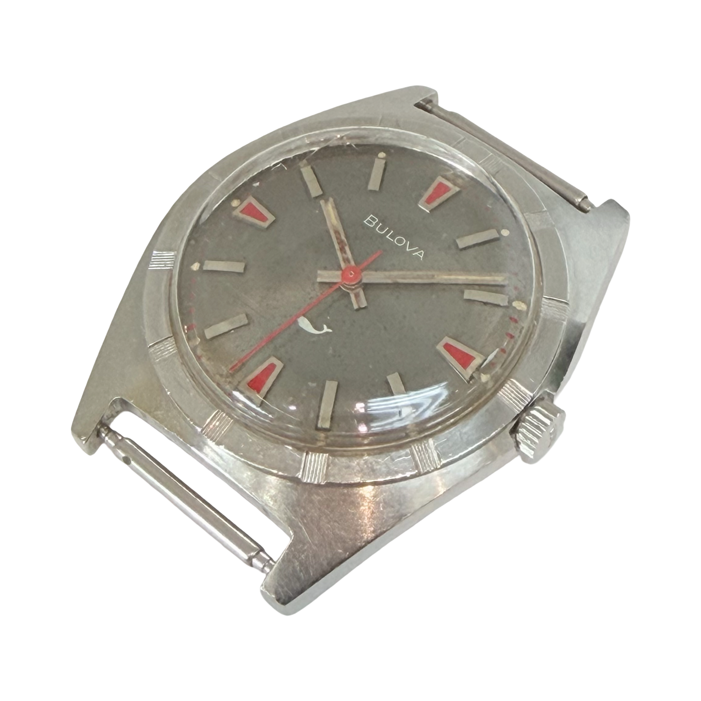 Bulova Sea King Manual Winding Rare Grey/Charcoal Dial G622112