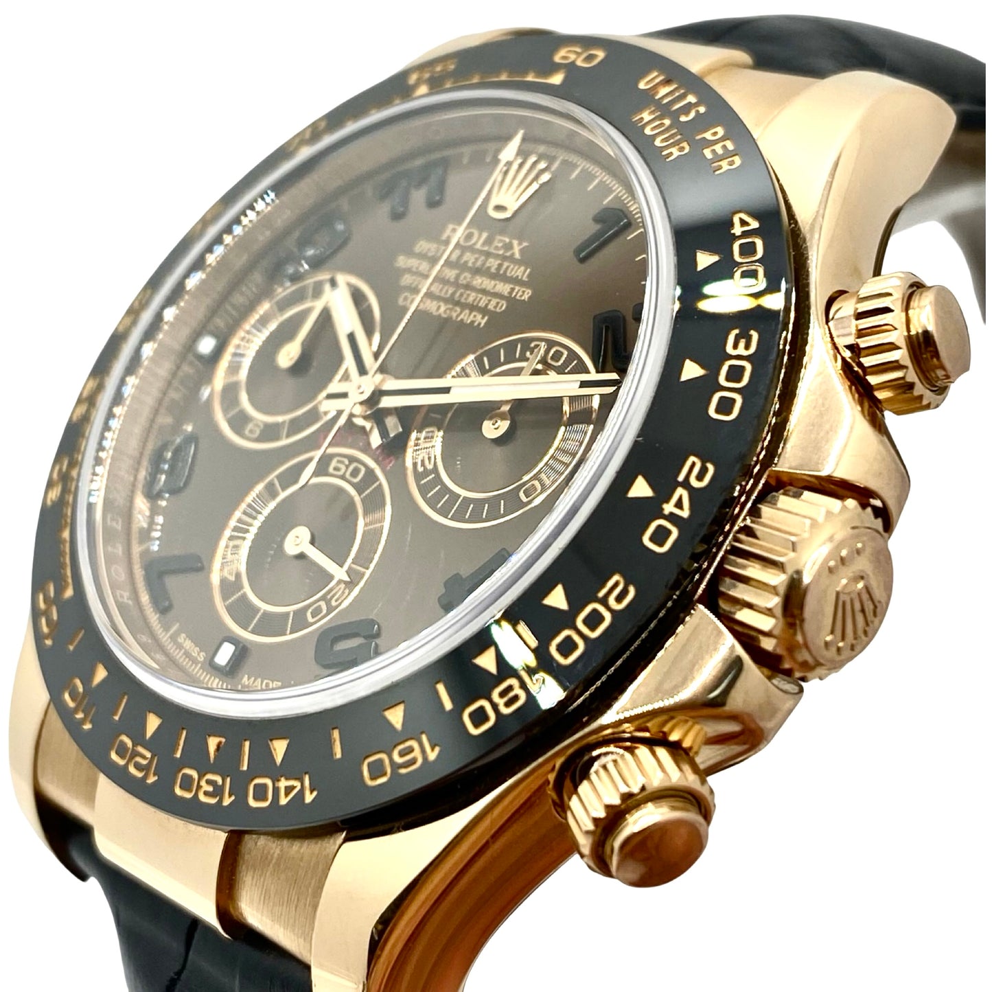 Rolex Cosmograph Daytona Everose Black Ceramic Bezel Chocolate Brown Dial 116515LN