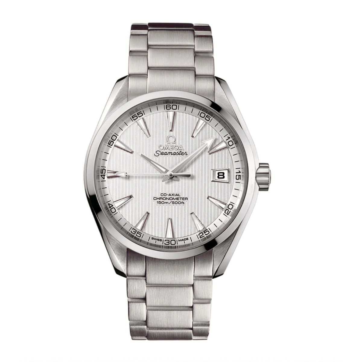 Omega Seamaster Aqua Terra 150M 41.5mm Co-Axial Chronometer Silver Teak Dial Steel Bracelet 231.10.42.21.02.001
