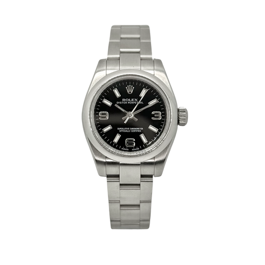 Rolex Oyster Perpetual 26mm Black Dial No Date 176200