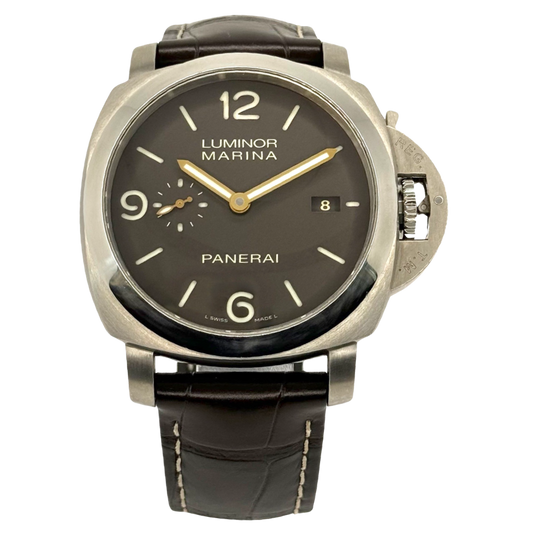 Panerai Luminor Marina 1950 3 Days Titanium Brown Dial PAM00351