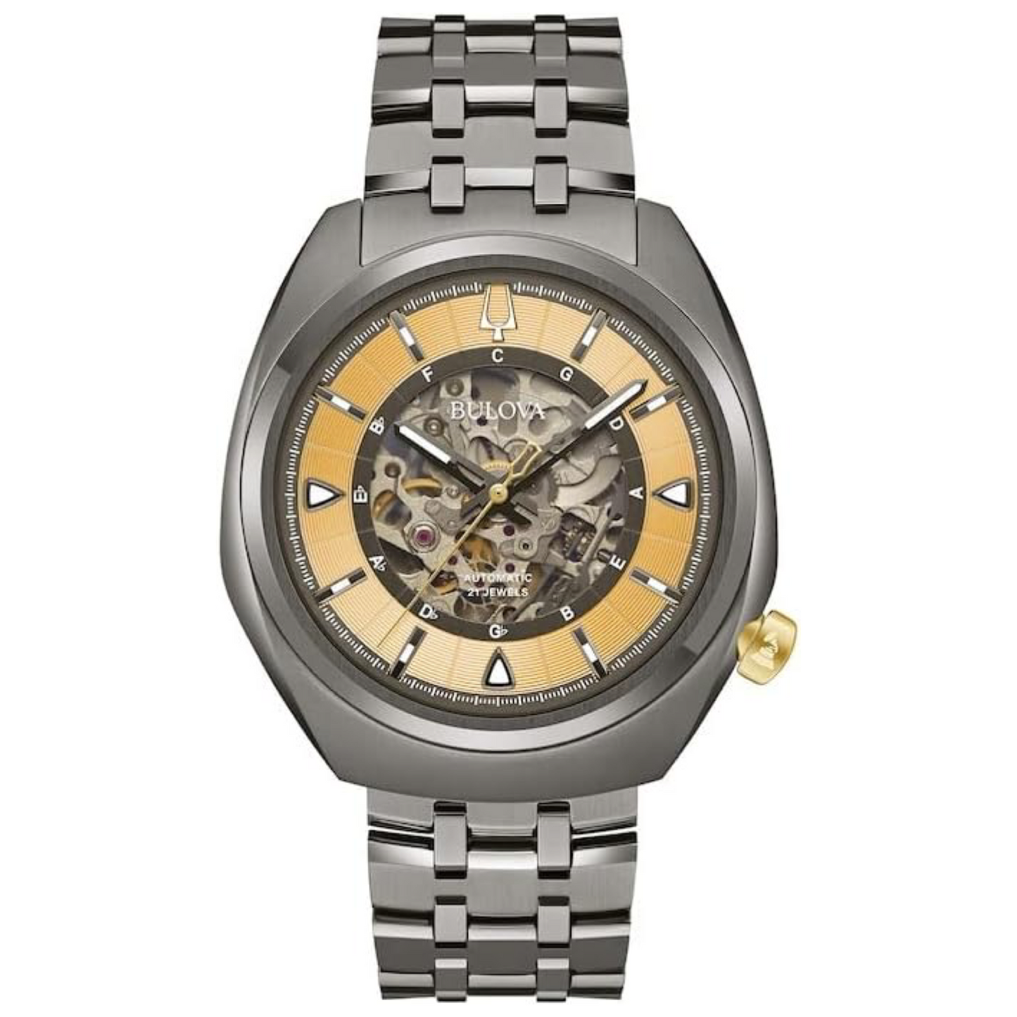 Bulova Precisionist GRAMMY SPECIAL EDITION Gold-Tone Skeleton Dial  98A294