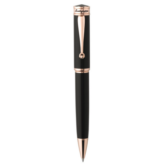 Montegrappa Ducale Black Ballpoint RGP Pen ISDURBRC