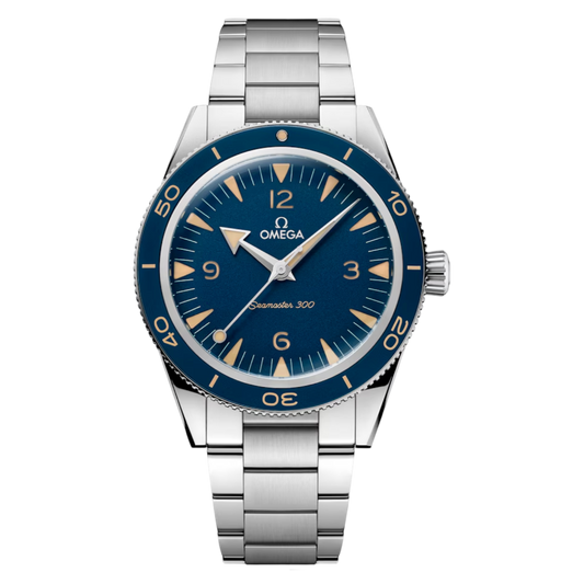 Omega Seamaster 300 Heritage 41mm Blue Dial Steel Bracelet 234.30.41.21.03.001