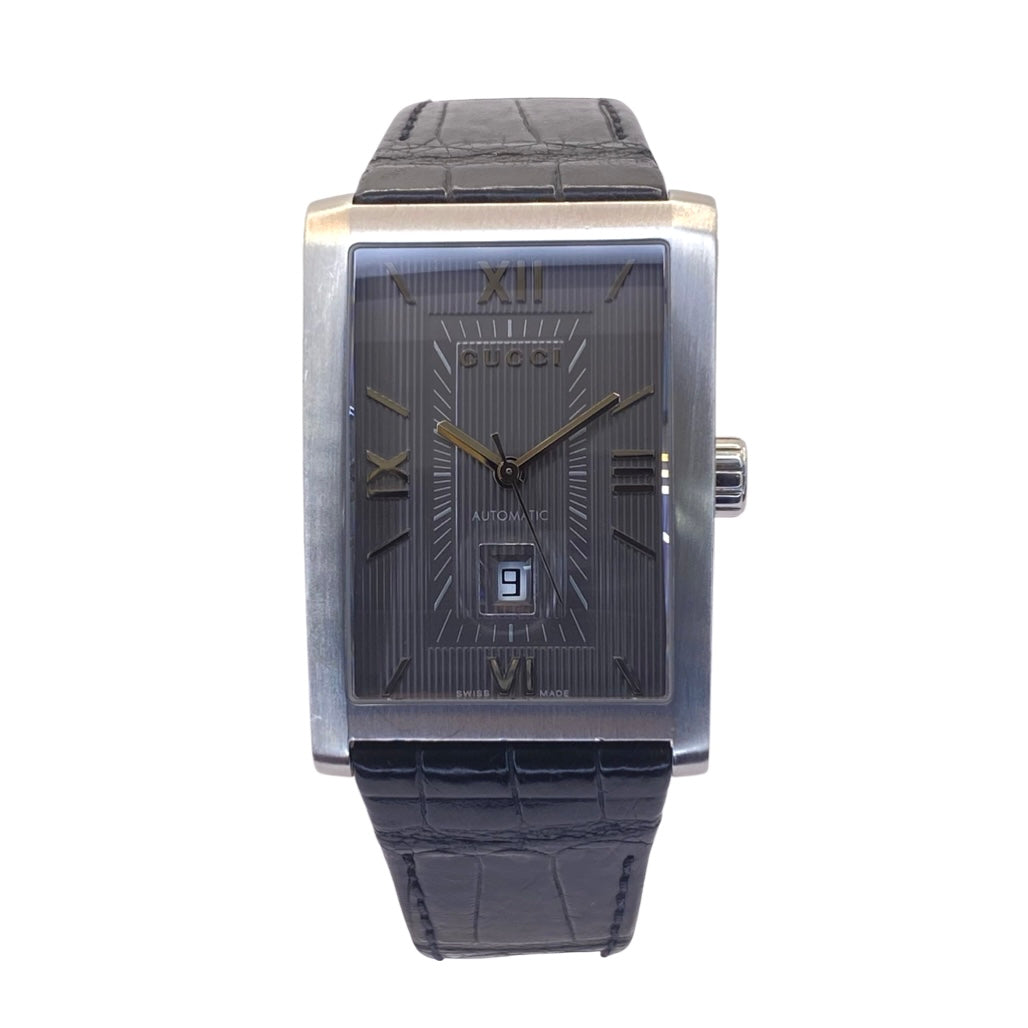 Gucci 8600M Mens Automatic Watch Grey Dial