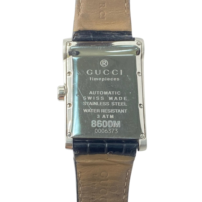 Gucci 8600M Mens Automatic Watch Grey Dial