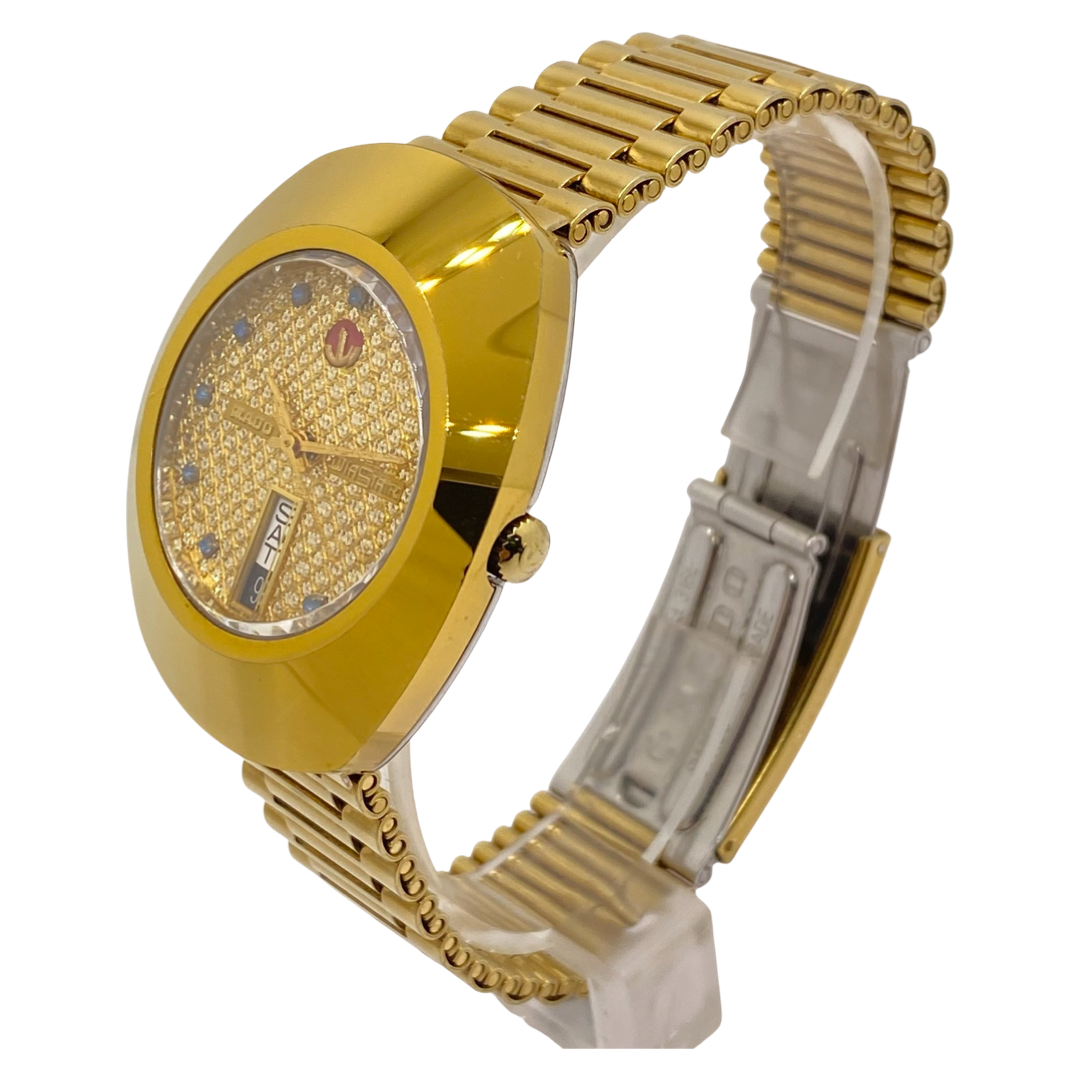 Rado Original Diastar Gold Tone Automatic Day Date