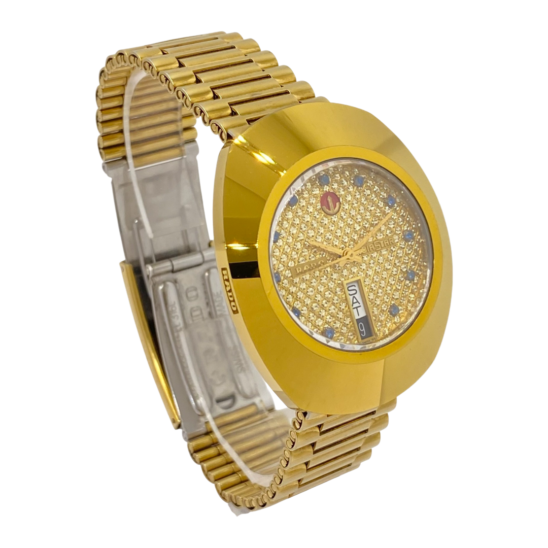 Rado Original Diastar Gold Tone Automatic Day Date