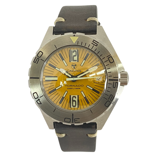 Crepas Tornado Limited Edition Yellow Dial Automatic