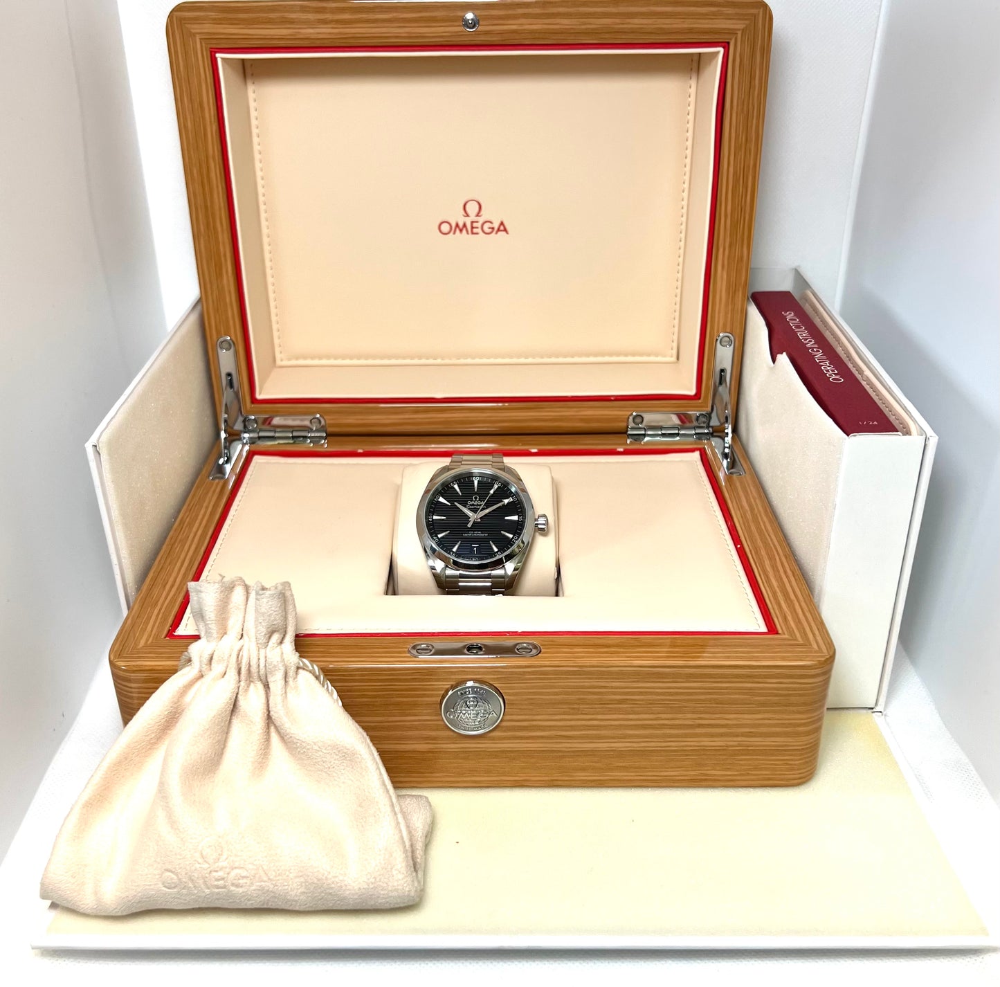 Omega Seamaster Aqua Terra 150M 41mm Black Dial Steel on Steel 220.10.41.21.01.001