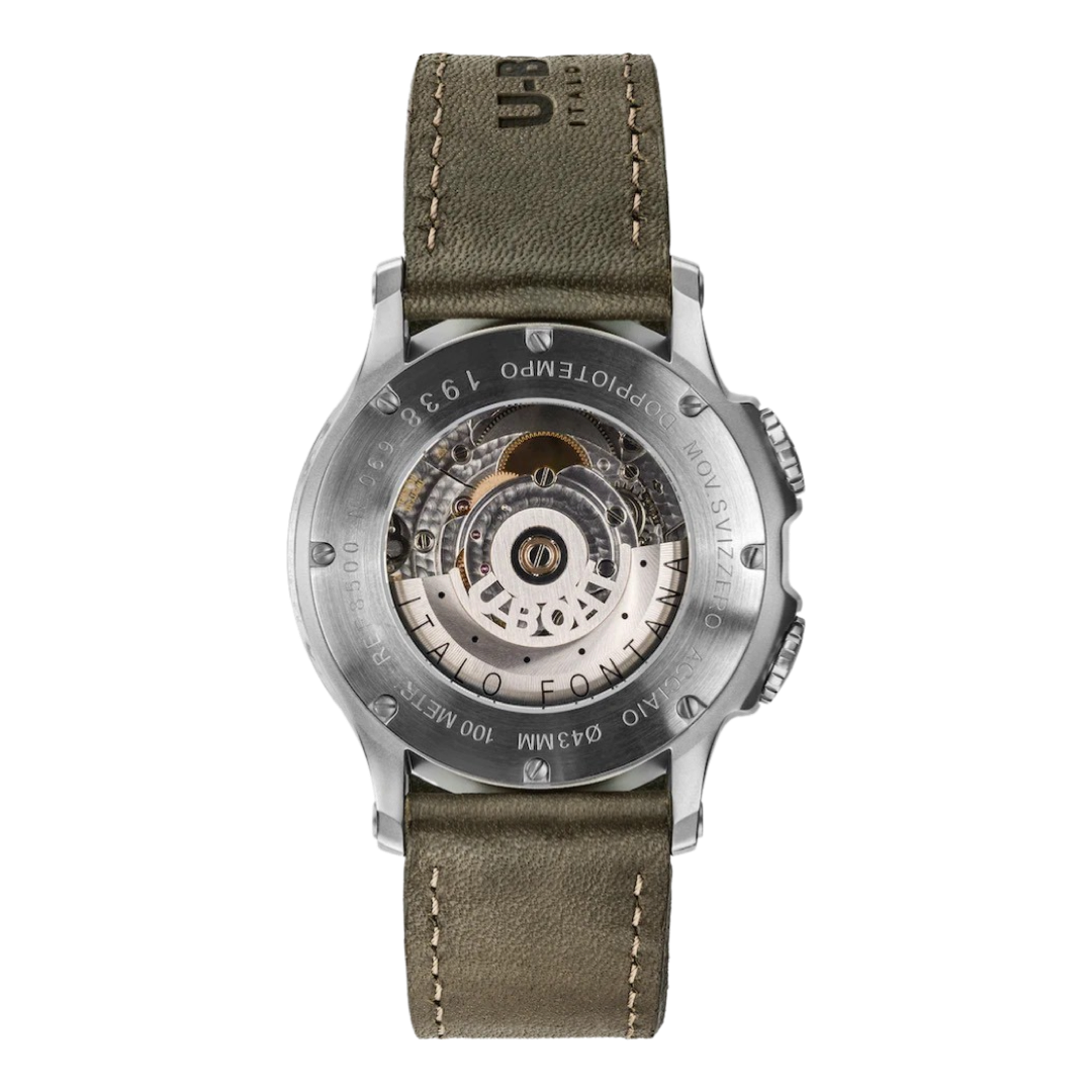 U-BOAT 1938 DOPPIOTEMPO GREEN DIAL 8500