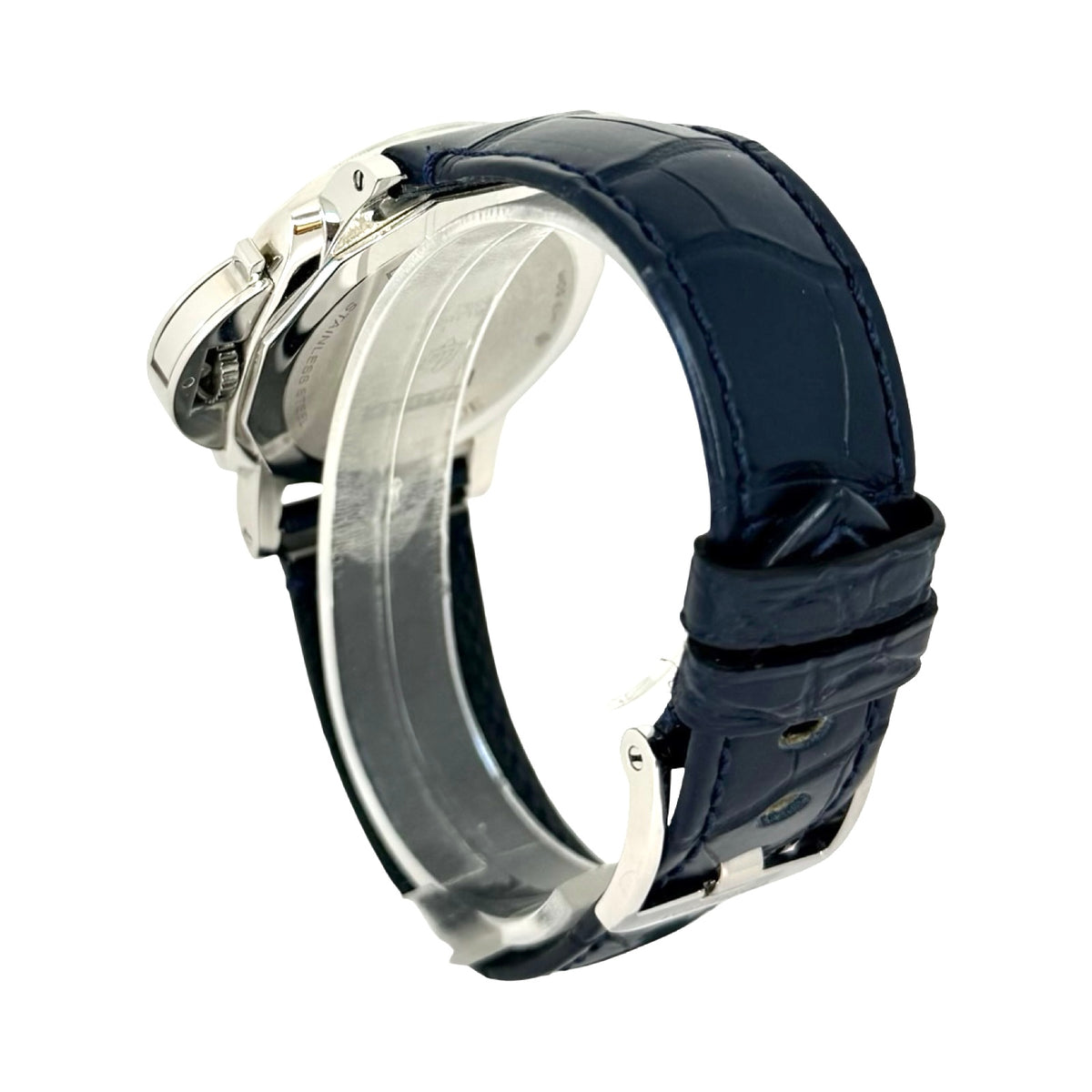 Panerai Luminor Due 38mm Automatic Ivory Dial Blue Croco Strap PAM01248/ OP7603