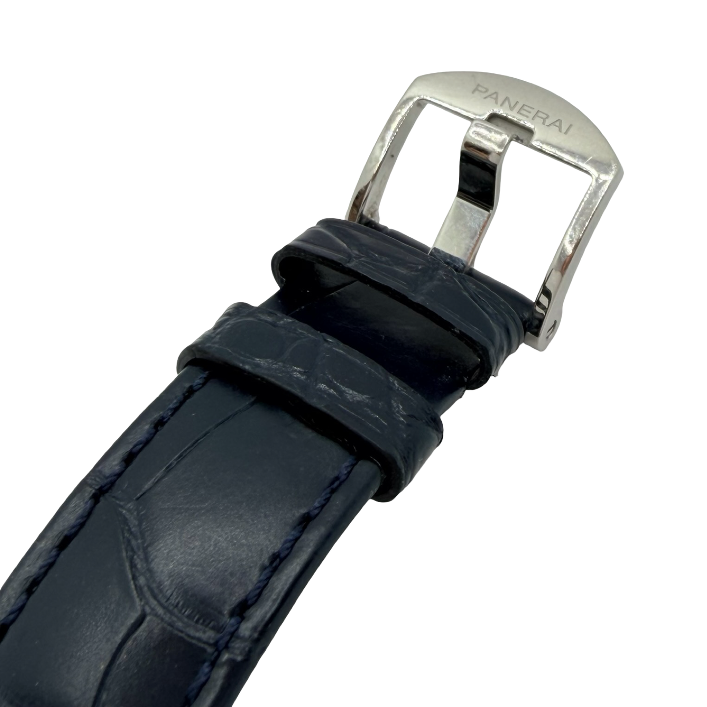 Panerai Luminor Due 38mm Automatic Ivory Dial Blue Croco Strap PAM01248/ OP7603