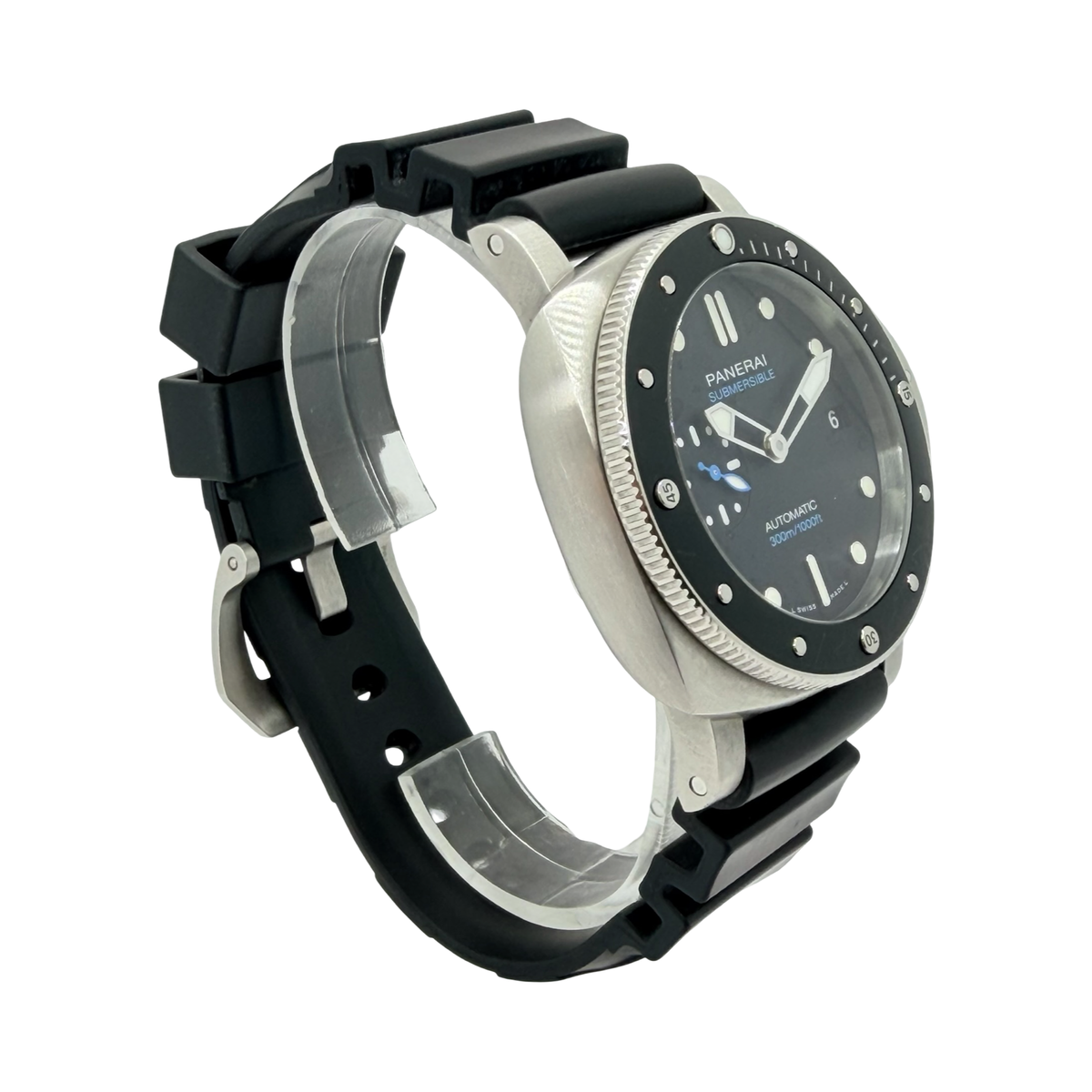Panerai Submersible Automatic 42mm Black Dial Black Rubber Strap PAM00683/ OP7297
