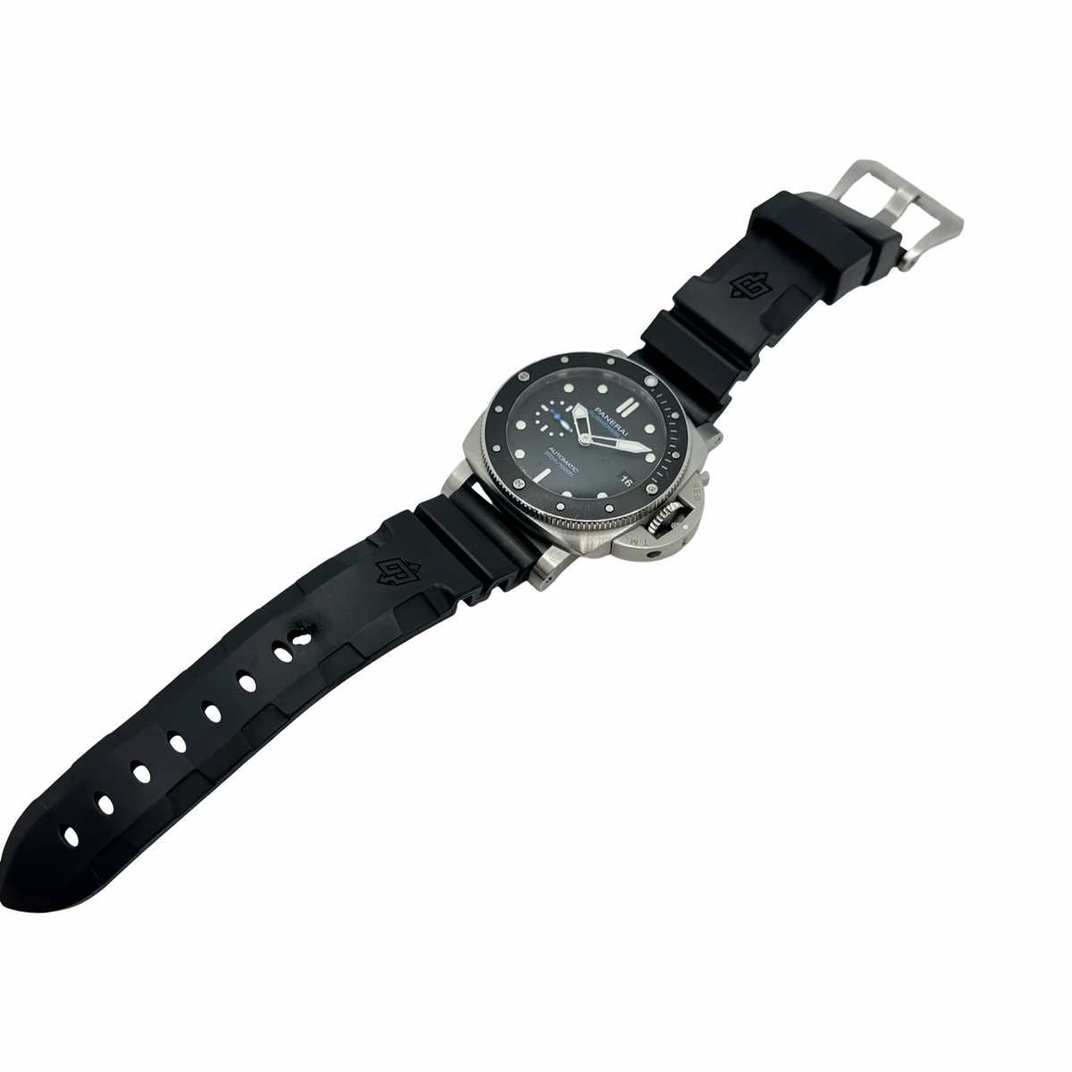 Panerai Submersible Automatic 42mm Black Dial Black Rubber Strap PAM00683/ OP7297