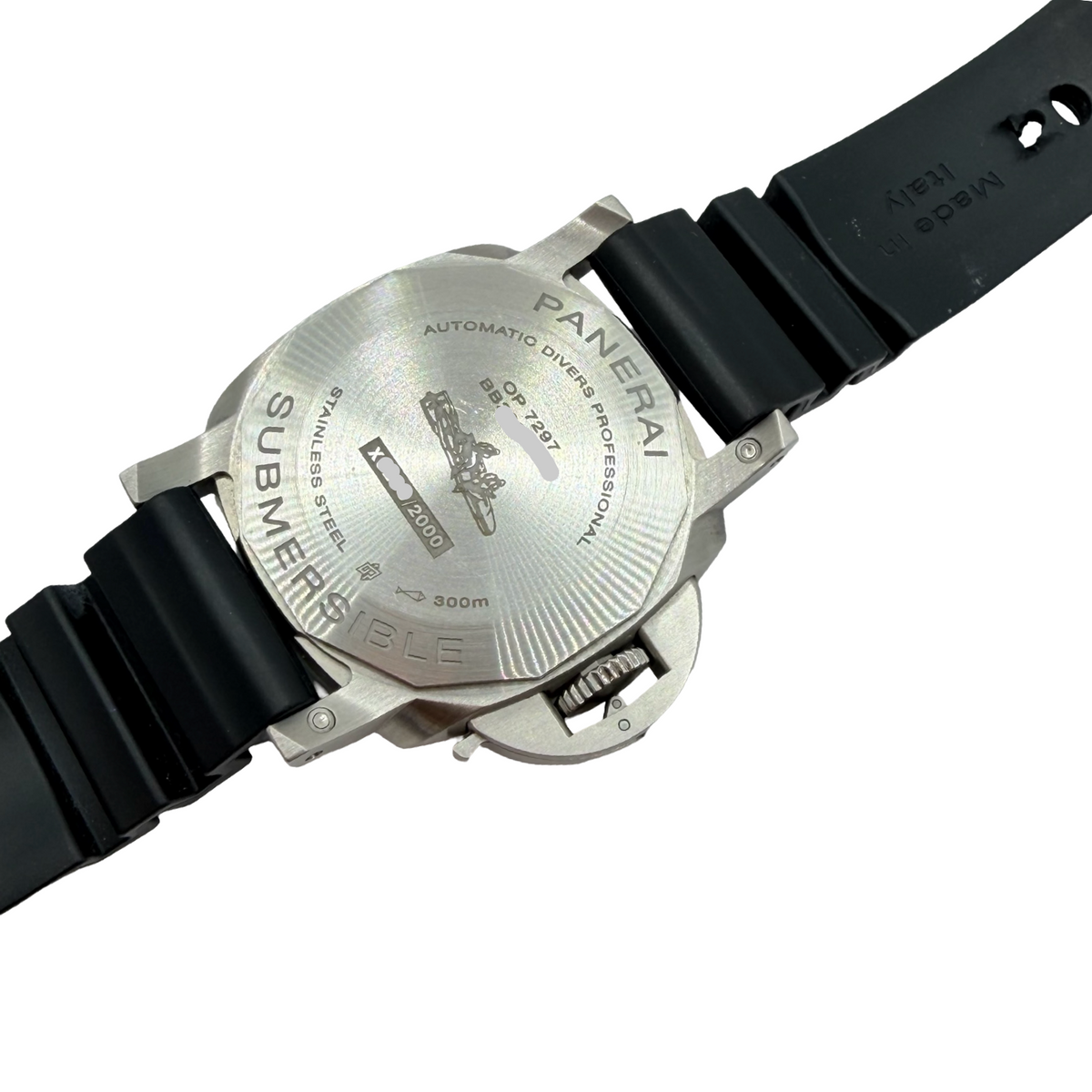Panerai Submersible Automatic 42mm Black Dial Black Rubber Strap PAM00683/ OP7297
