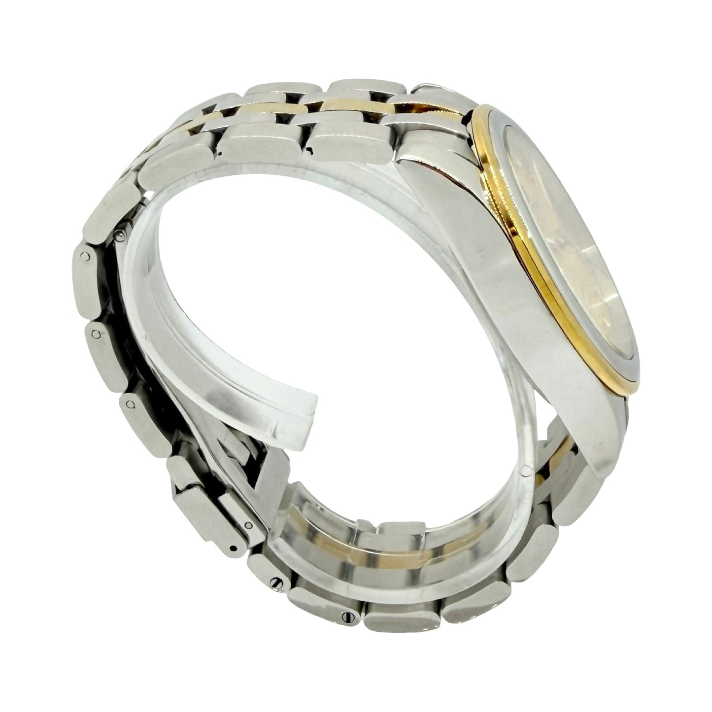Tudor Glamour Day Date 39mm Champagne Jacquard Diamond Dial 18K Gold/Steel Bracelet 56003