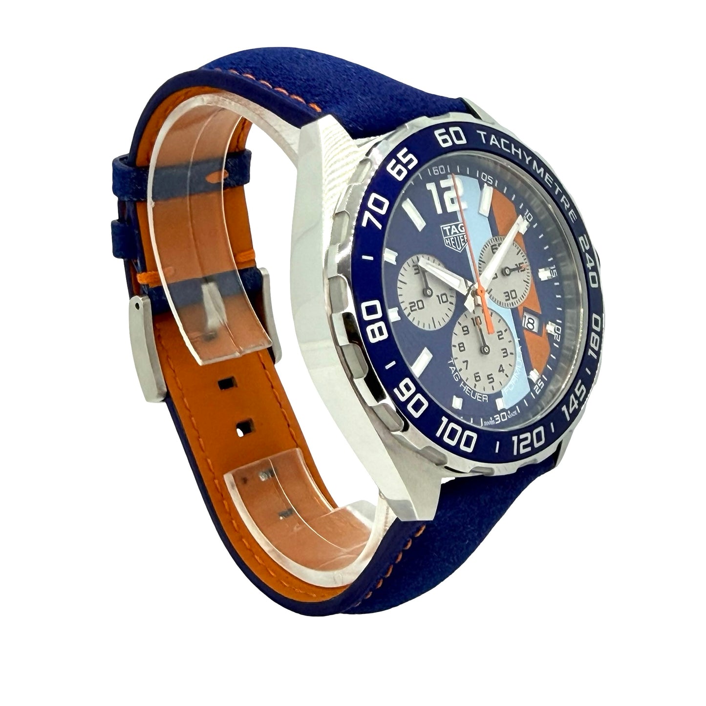 TAG Heuer Formula 1 Special Edition Gulf 43mm Quartz Chronograph CAZ101N.FC8243