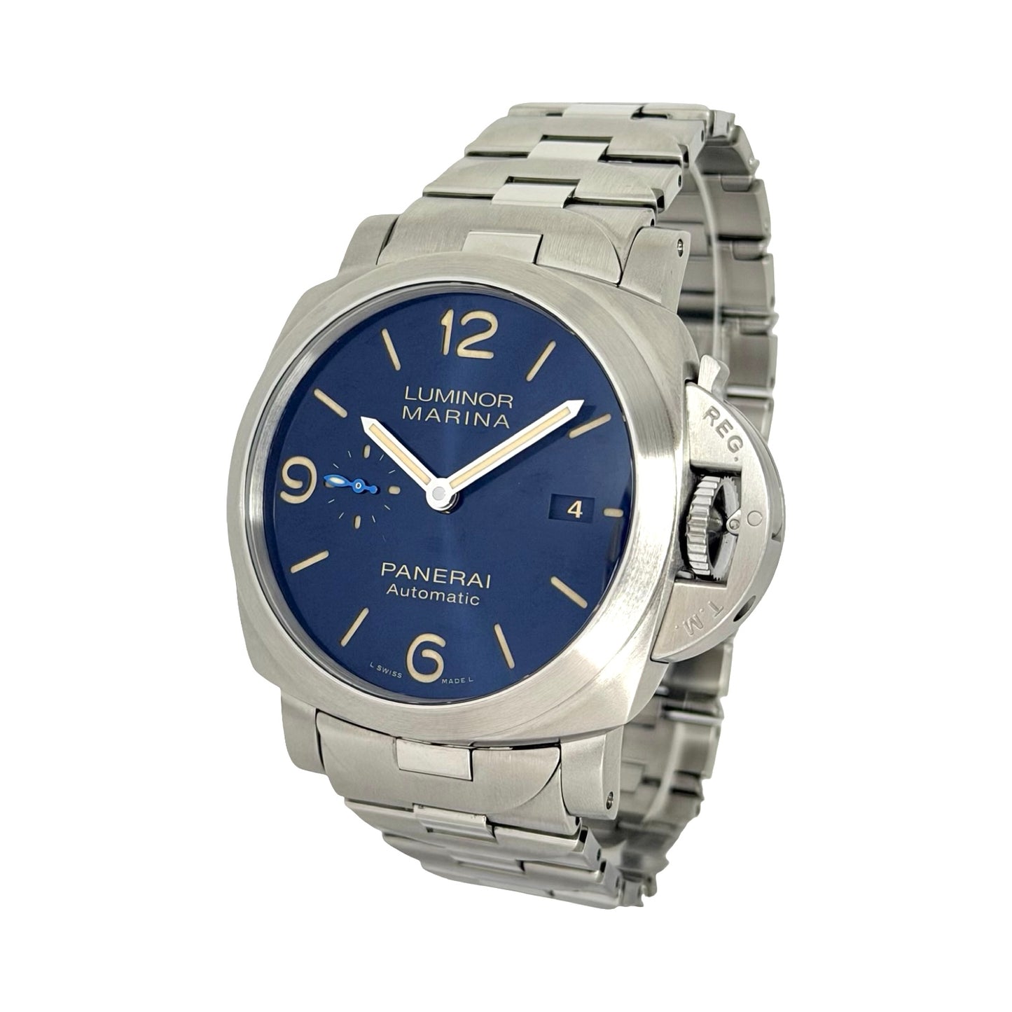 Panerai Luminor Marina 44mm Automatic Blue Dial Stainless Steel PAM01058/ OP7269