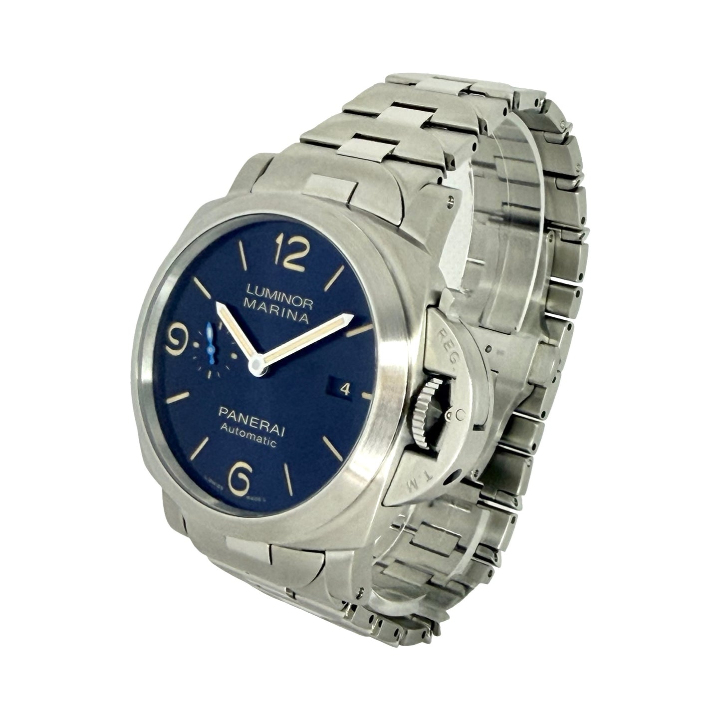 Panerai Luminor Marina 44mm Automatic Blue Dial Stainless Steel PAM01058/ OP7269