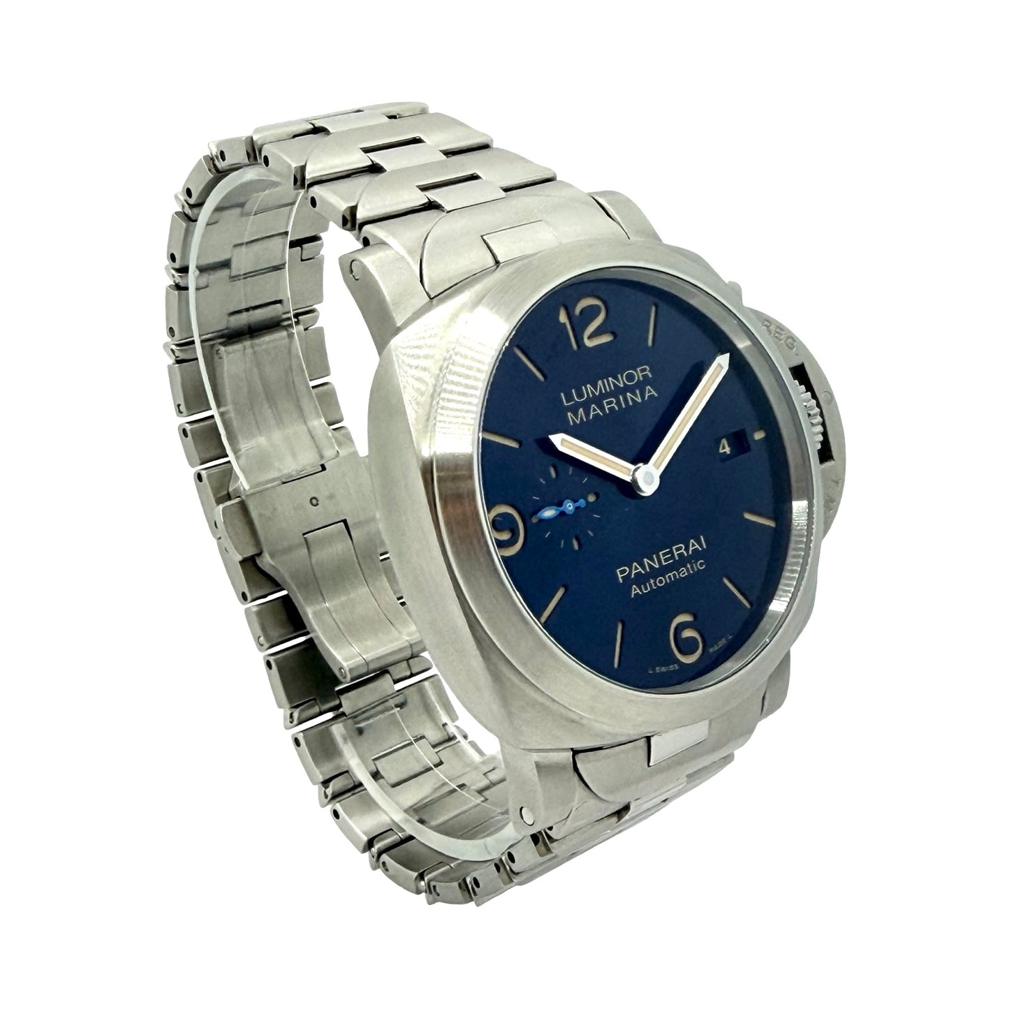 Panerai Luminor Marina 44mm Automatic Blue Dial Stainless Steel PAM01058/ OP7269