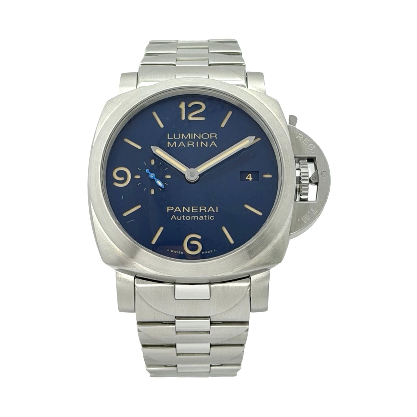 Panerai Luminor Marina 44mm Automatic Blue Dial Stainless Steel PAM01058/ OP7269