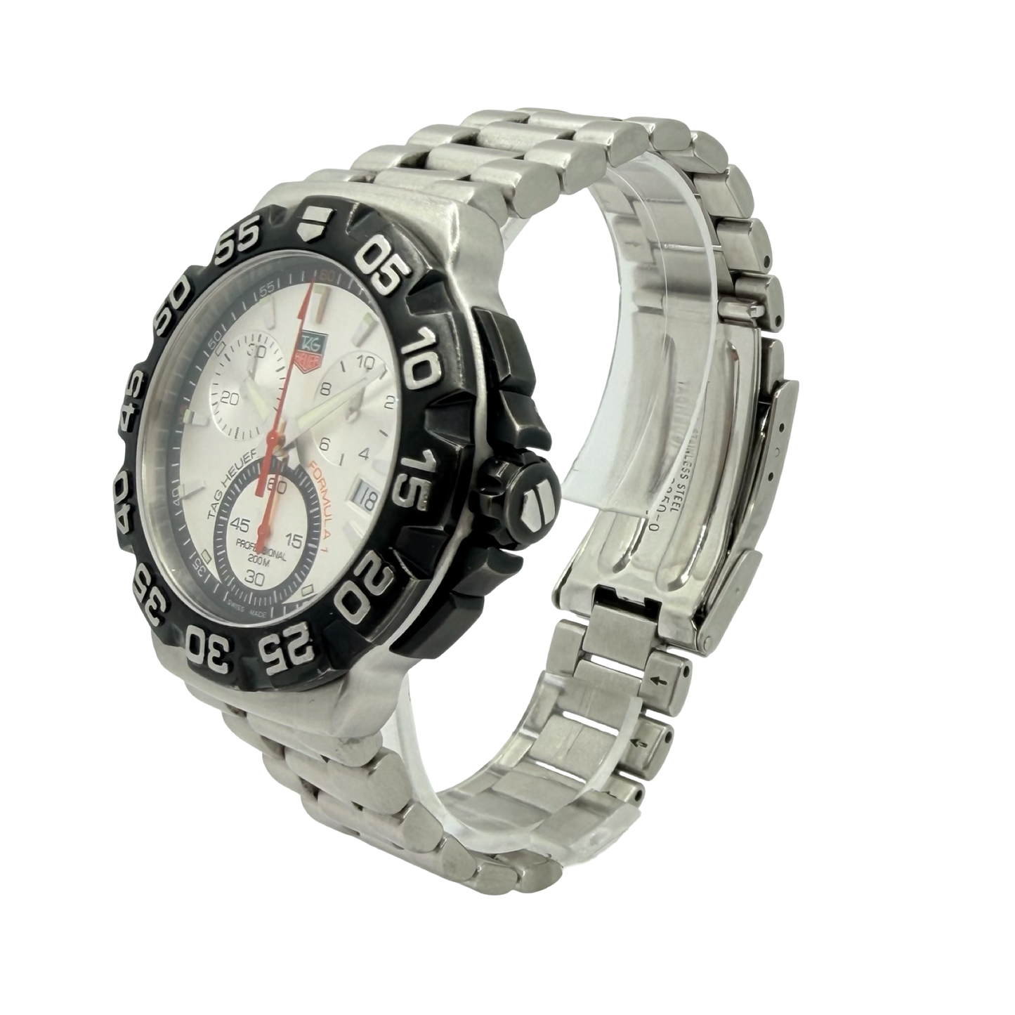 TAG Heuer Formula 1 Quartz Chronograph 41mm Silver Dial Stainless Steel CAH1111.BA0850