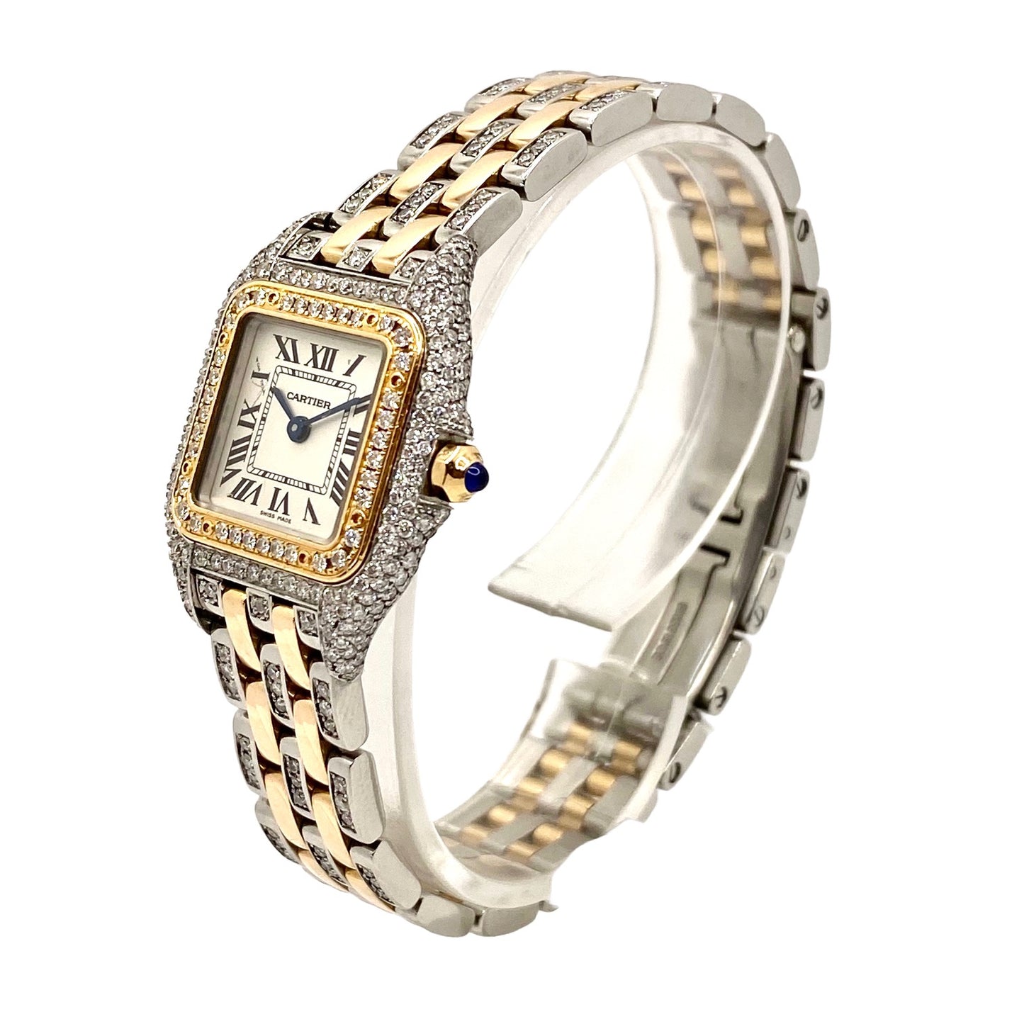 Cartier Panthère De Cartier Small Model 22mm 18K Rose Gold and Stainless Steel W3PN0009/ 4120