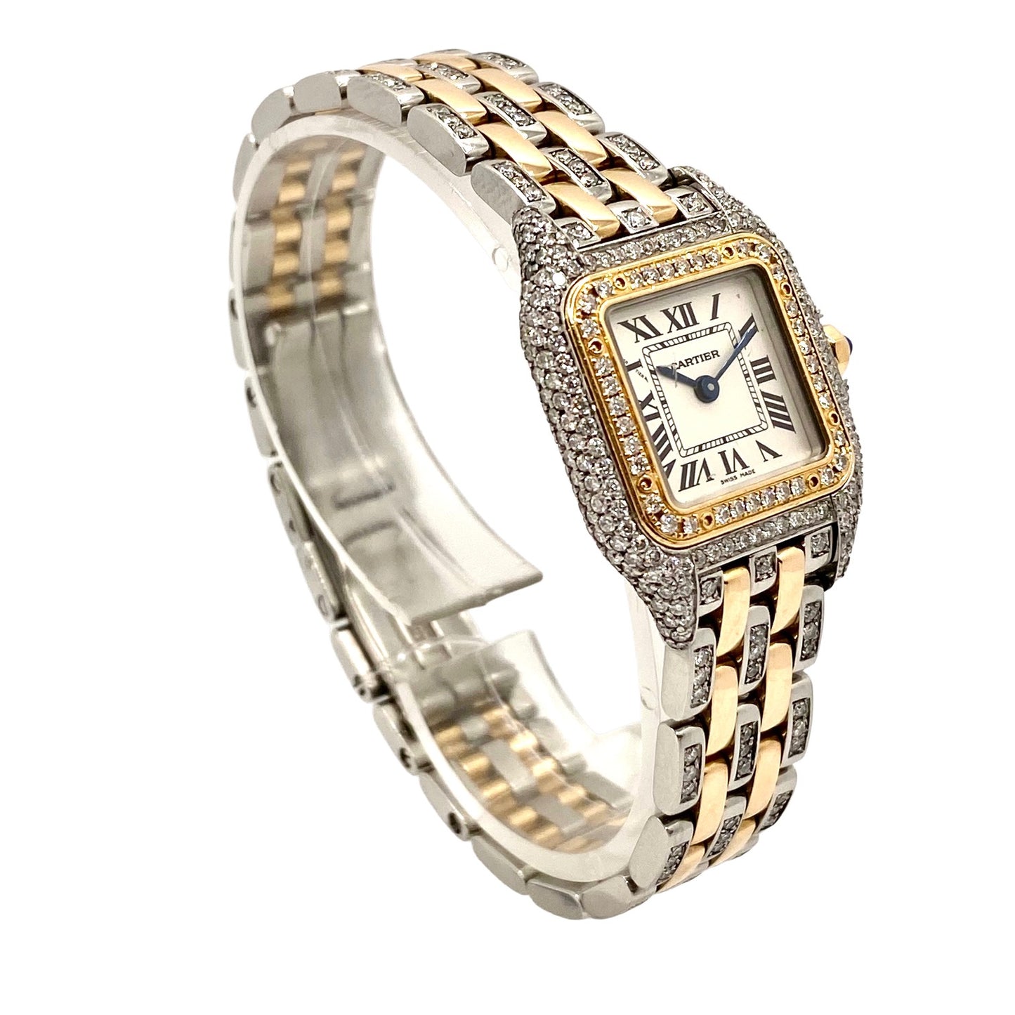 Cartier Panthère De Cartier Small Model 22mm 18K Rose Gold and Stainless Steel W3PN0009/ 4120