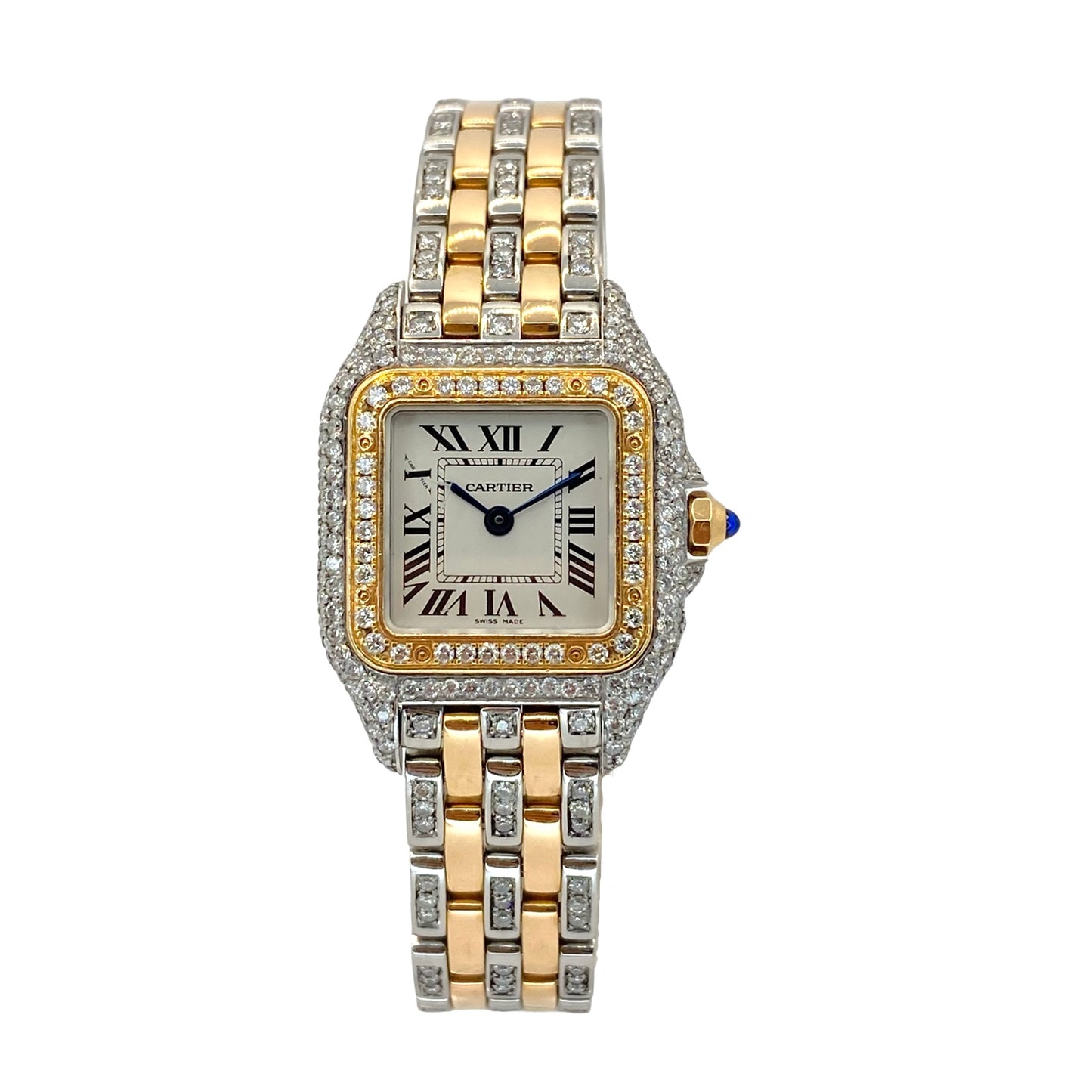 Cartier Panthère De Cartier Small Model 22mm 18K Rose Gold and Stainless Steel W3PN0009/ 4120