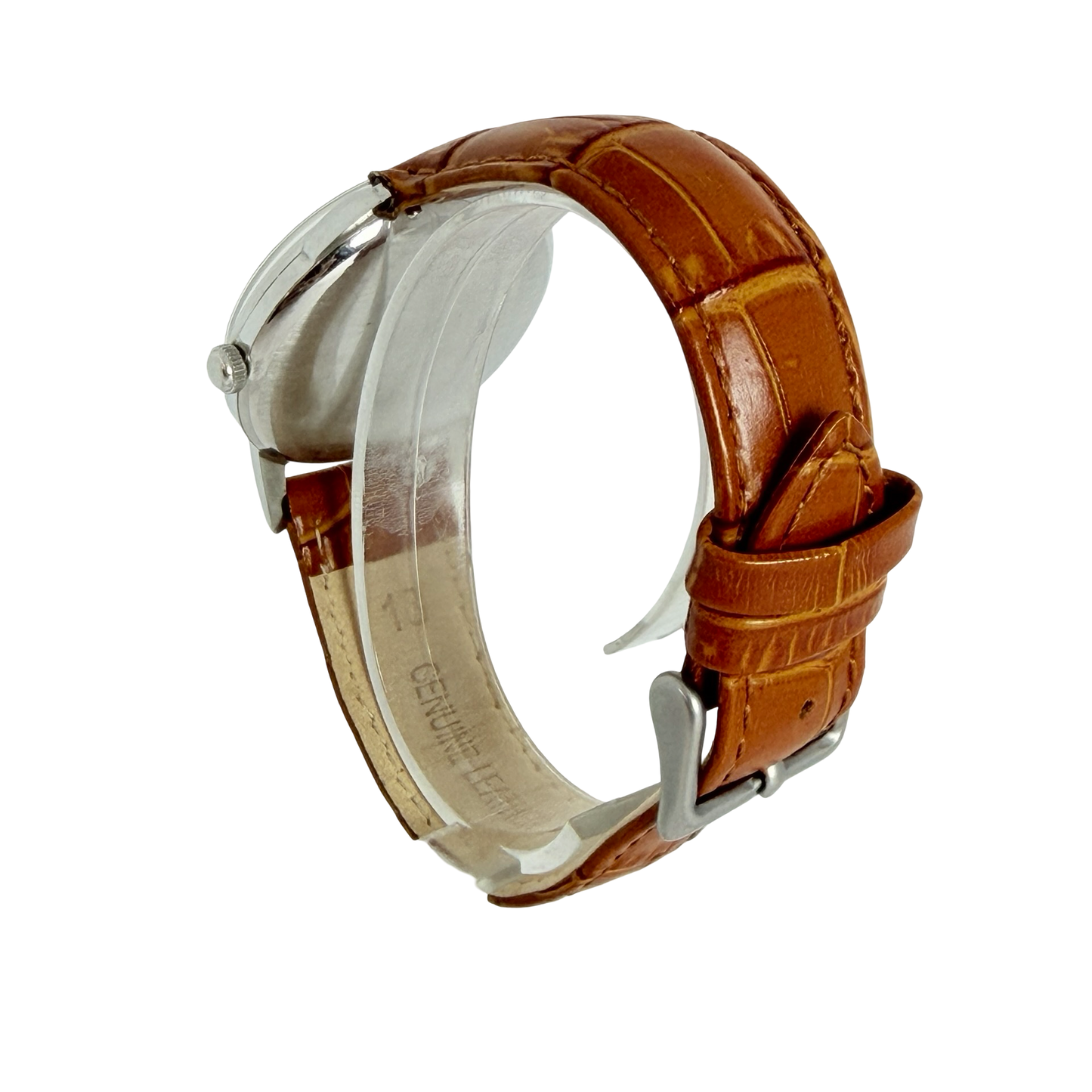 Longines Manual Wind 35mm Caliber 30L White Dial Brown Leather Strap Ref.8888-31