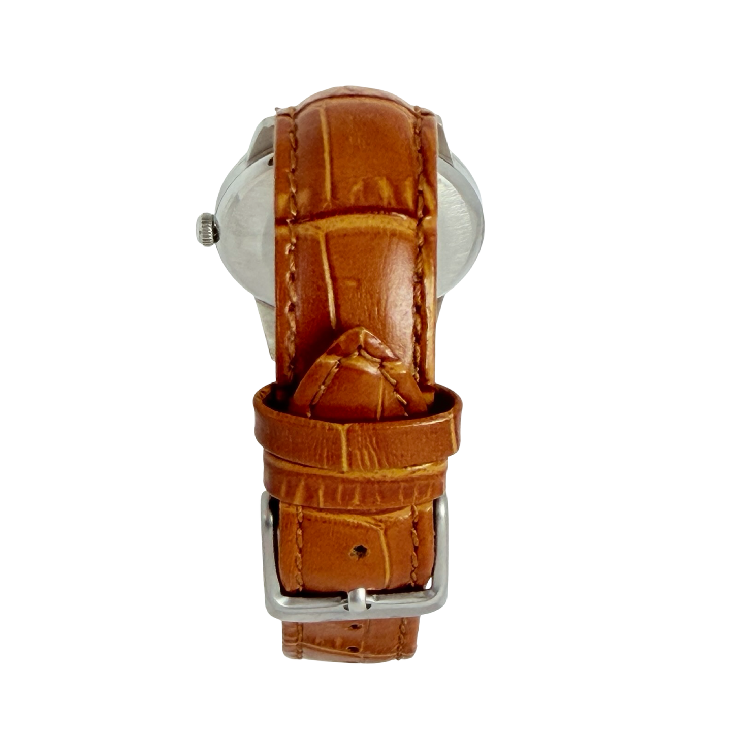 Longines Manual Wind 35mm Caliber 30L White Dial Brown Leather Strap Ref.8888-31