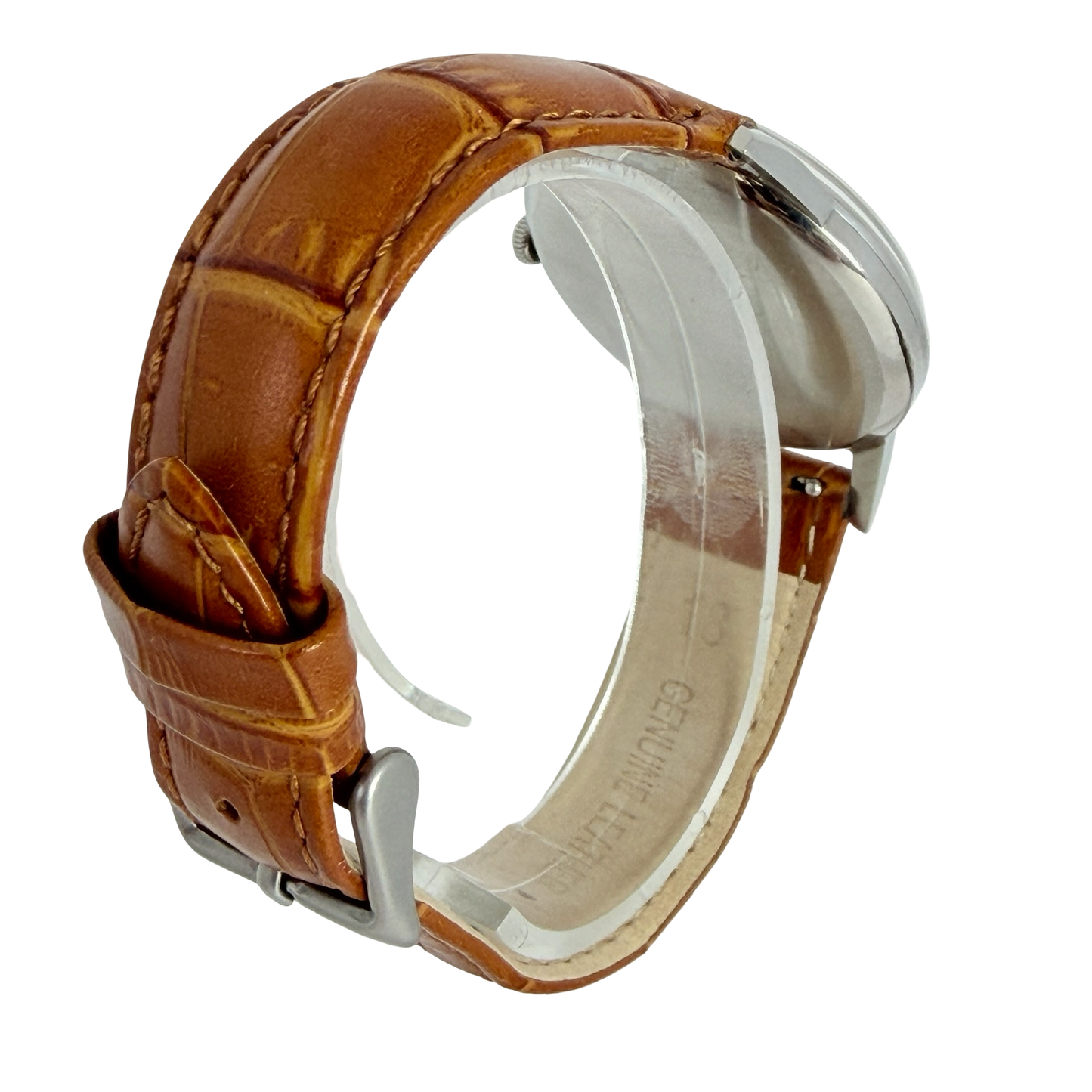 Longines Manual Wind 35mm Caliber 30L White Dial Brown Leather Strap Ref.8888-31