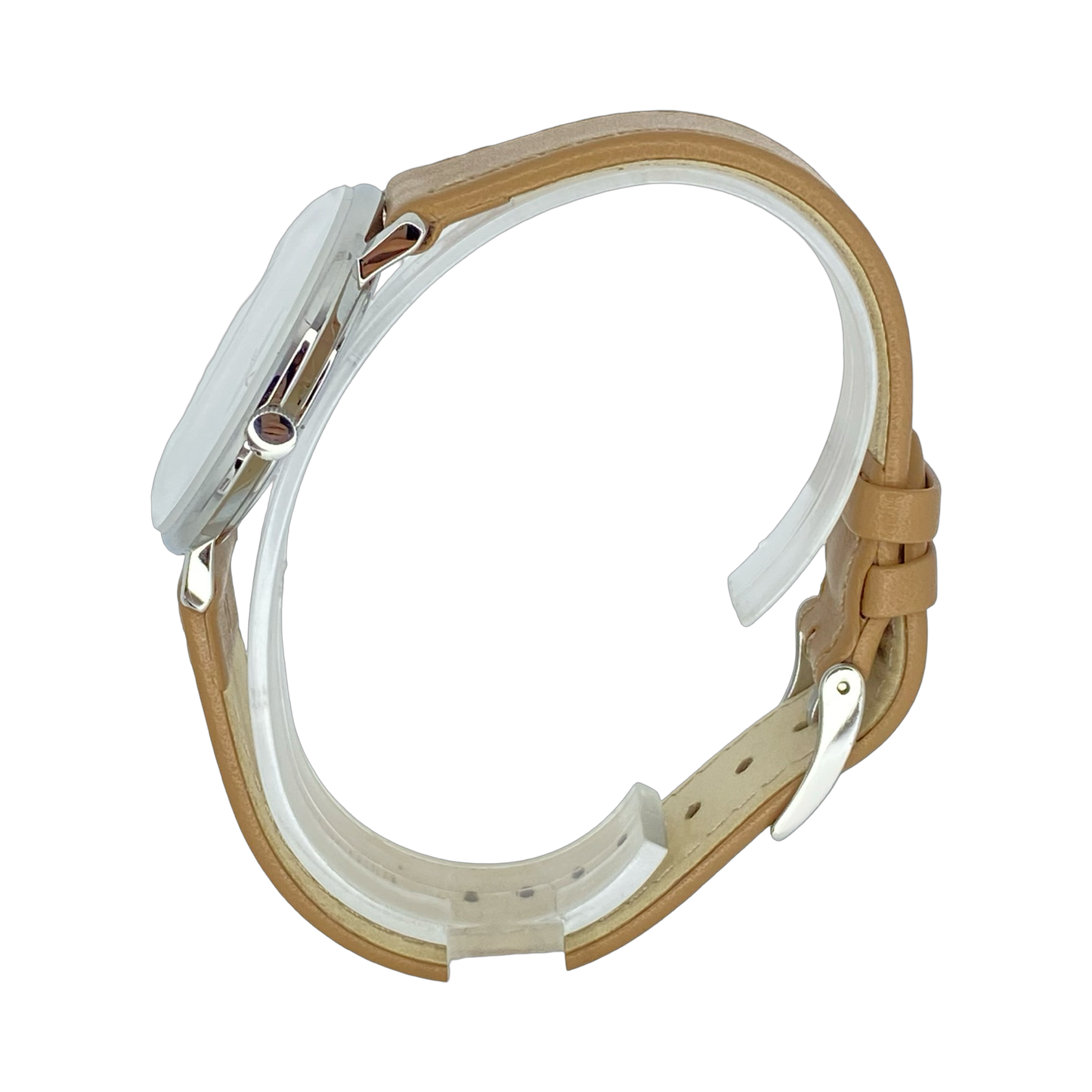 Junghans Max Bill Handaufzug 34mm Brown Dial on Brown Leather Strap 27/3701.02