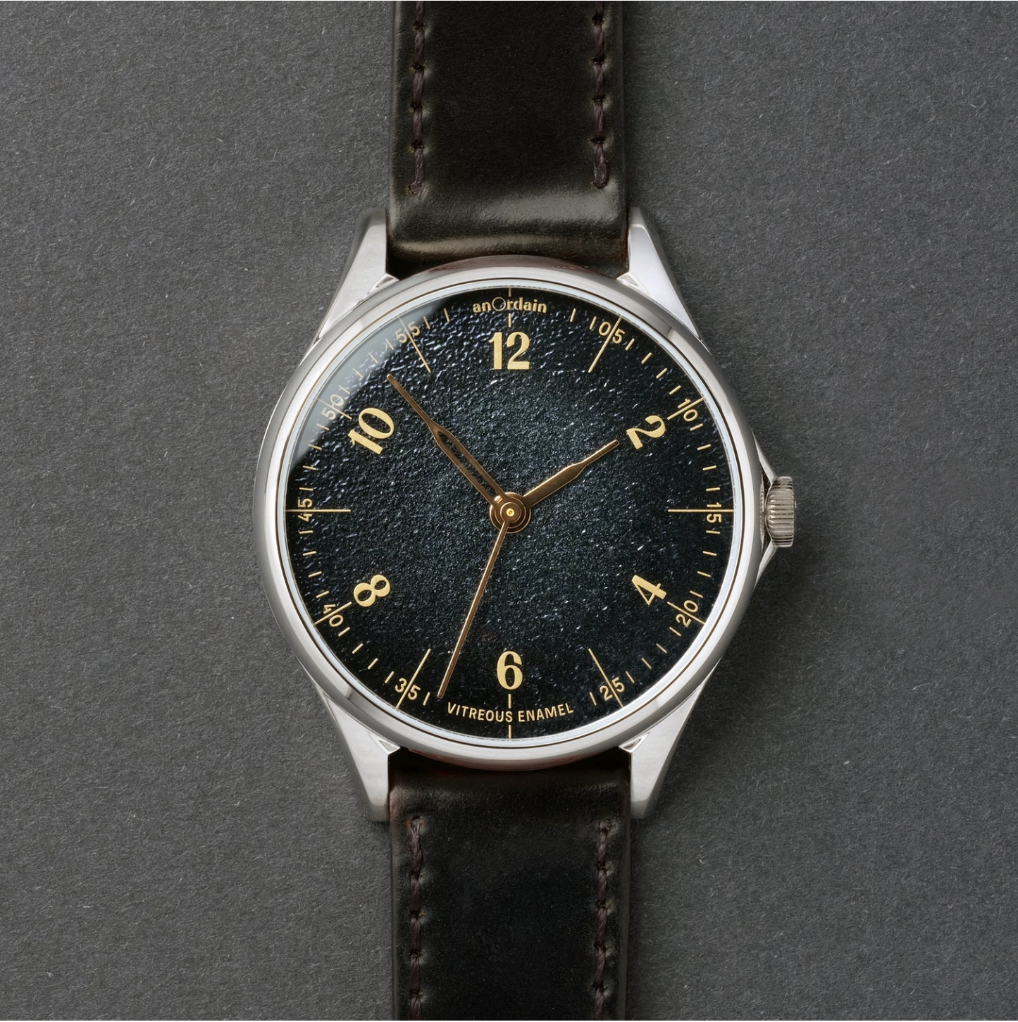 AnOrdain Model 1 Automatic Fumé Payne's Grey Enamel Dial