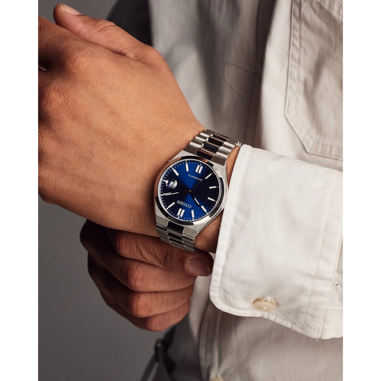 Citizen Tsuyosa Automatic Blue Dial Stainless Steel NJ0150-56L