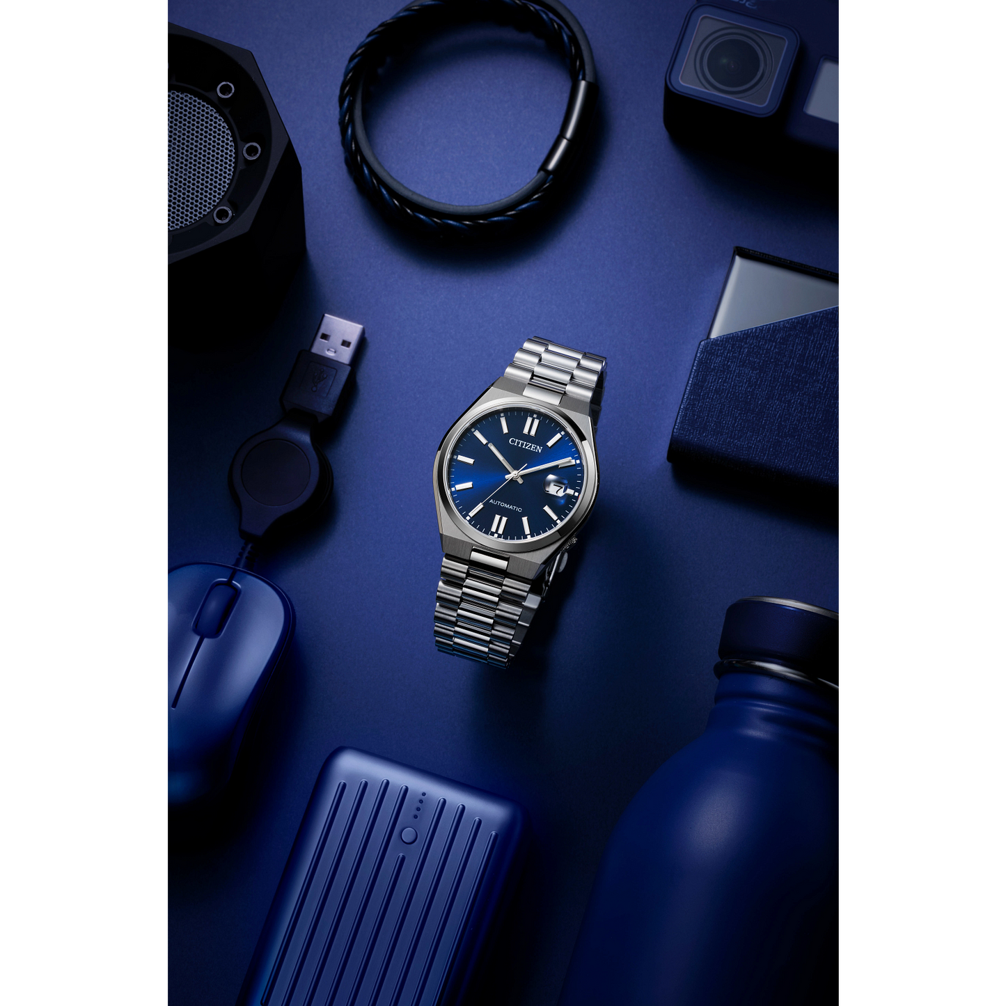 Citizen Tsuyosa Automatic Blue Dial Stainless Steel NJ0150-56L