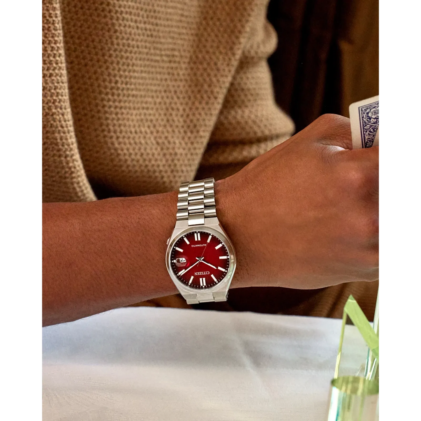 Citizen Tsuyosa Automatic 40mm Burgundy Dial NJ0150-56W