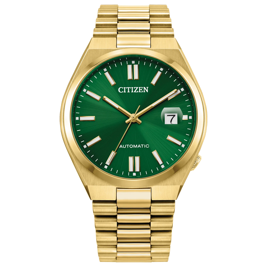 Citizen Tsuyosa Automatic Green Dial Gold-tone Stainless Steel NJ0152-51X
