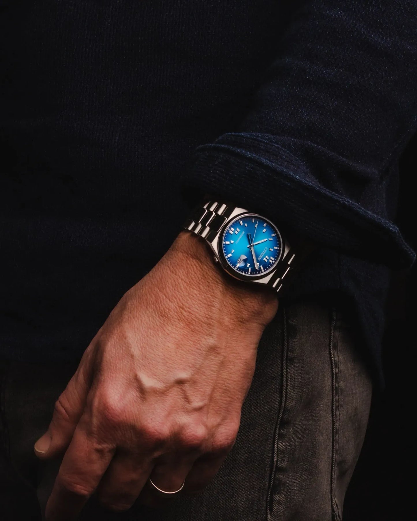 Citizen Tsuyosa x Seconde Seconde Limited Edition Automatic Blue Dial NJ0157-81L